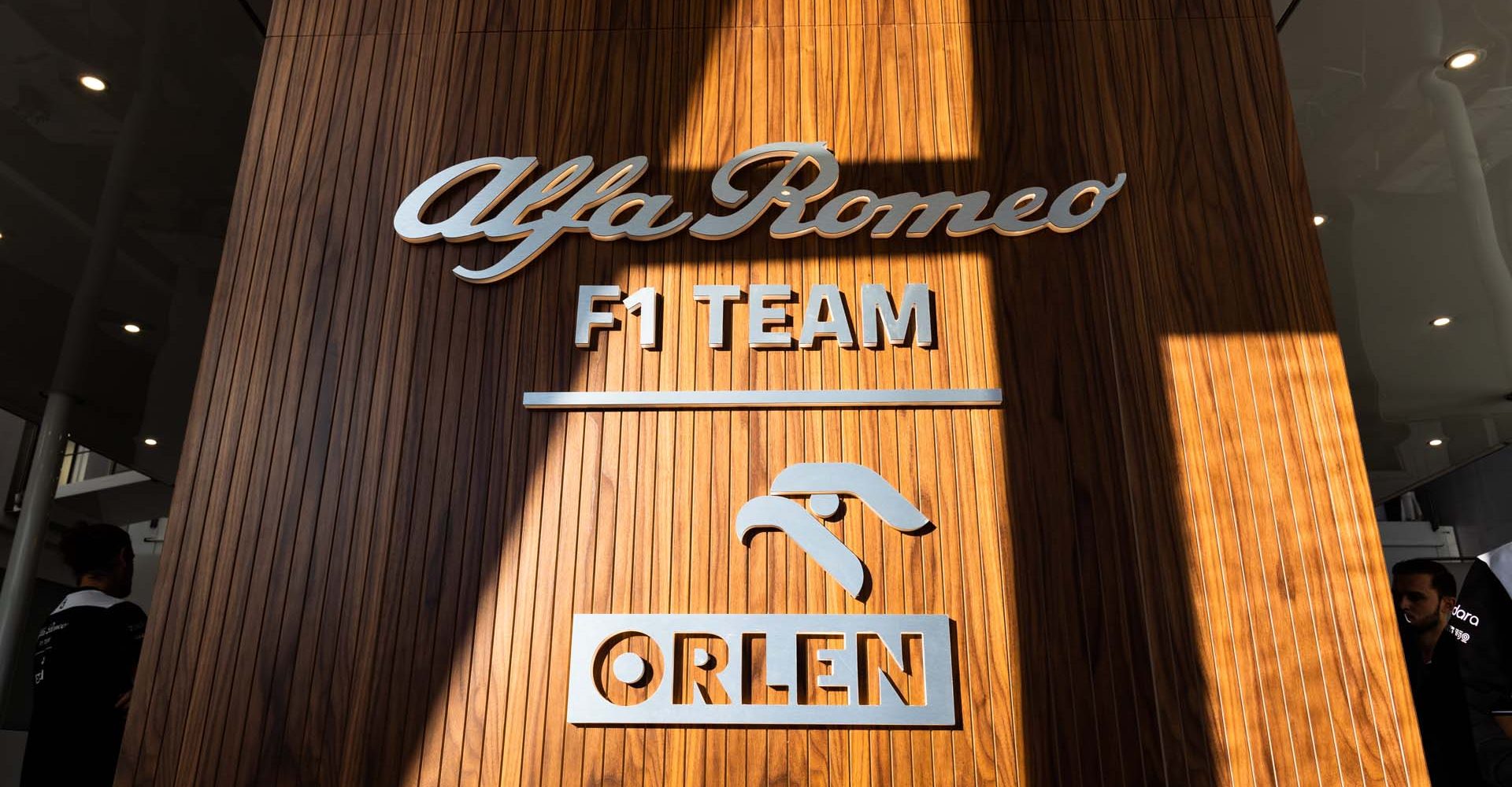 Alfa Romeo F1 Team ORLEN, ambiance logo during the Formula 1 Rolex Belgian Grand Prix 2022, 14th round of the 2022 FIA Formula One World Championship from August 26 to 28, 2022 on the Circuit de Spa-Francorchamps, in Francorchamps, Belgium - Photo Antonin Vincent / DPPI