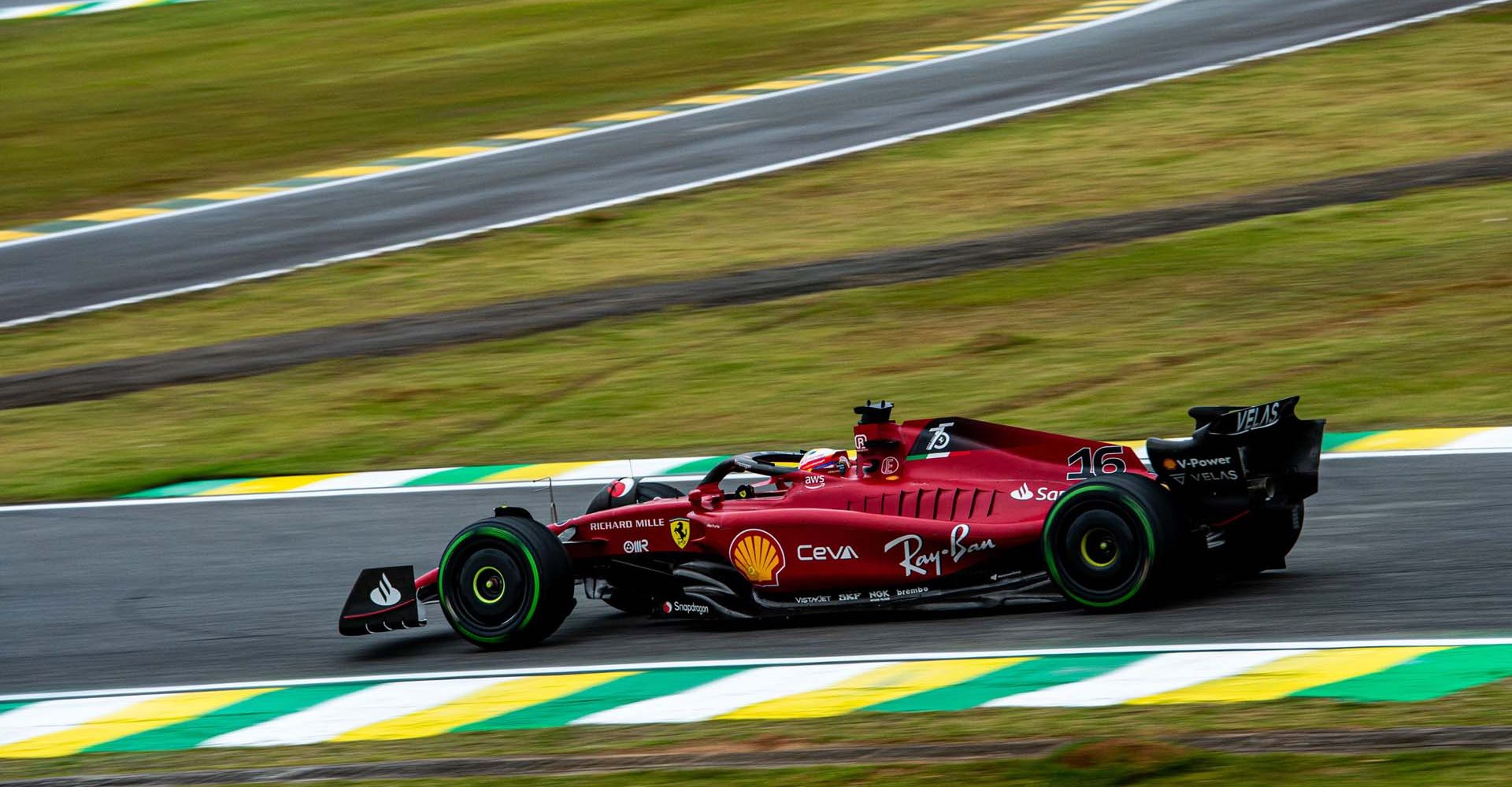 2 - GP BRASILE F1/2022 - VENERDI’ 11 /11/2022 Ferrari Charles Leclerc intermediate