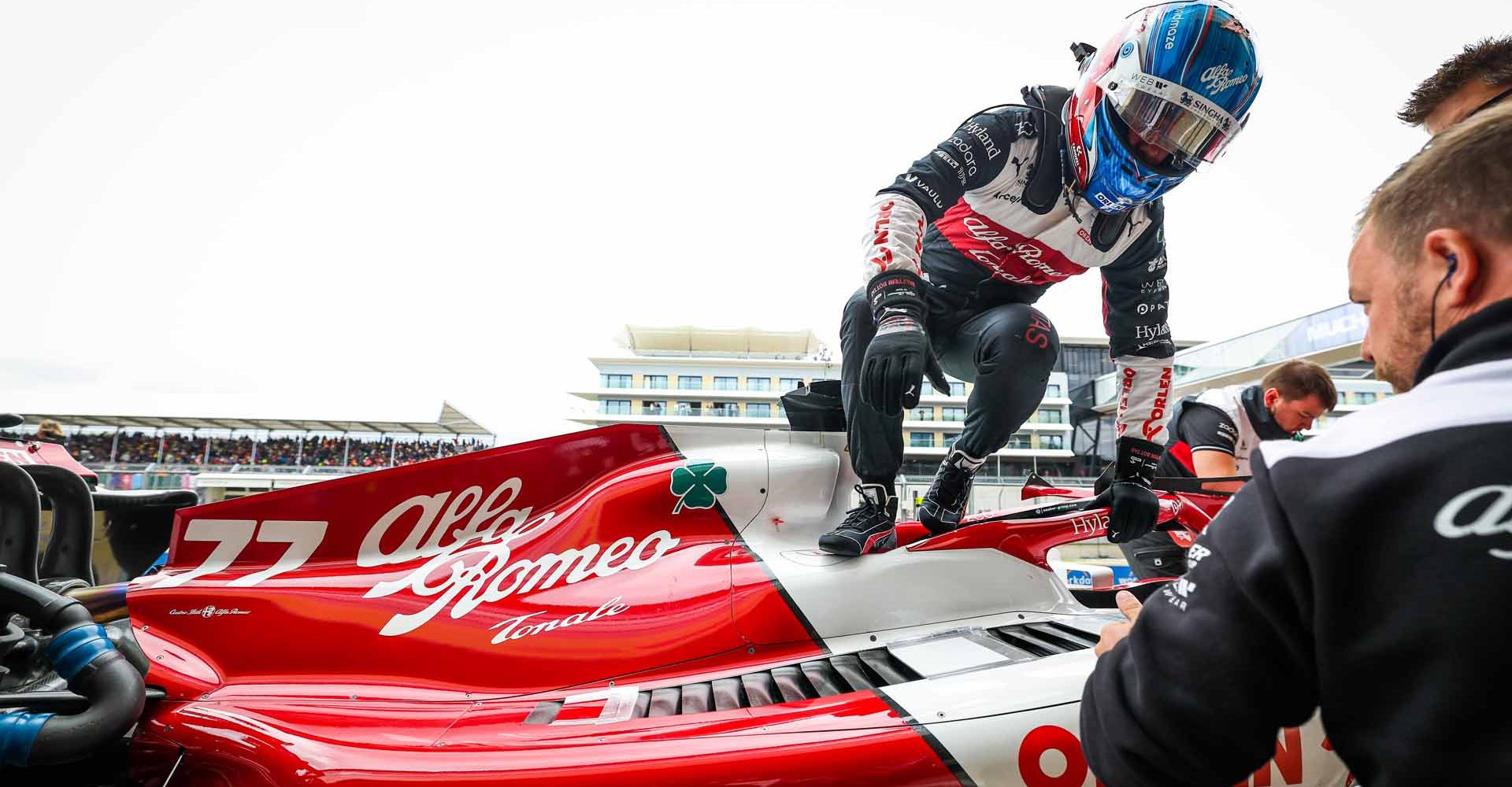 BOTTAS Valtteri (fin), Alfa Romeo F1 Team ORLEN C42, portrait during the Formula 1 Lenovo British Grand Prix 2022, 10th round of the 2022 FIA Formula One World Championship, on the Silverstone Circuit, from July 1 to 3, 2022 in Silverstone, United Kingdom - Photo Florent Gooden / DPPI