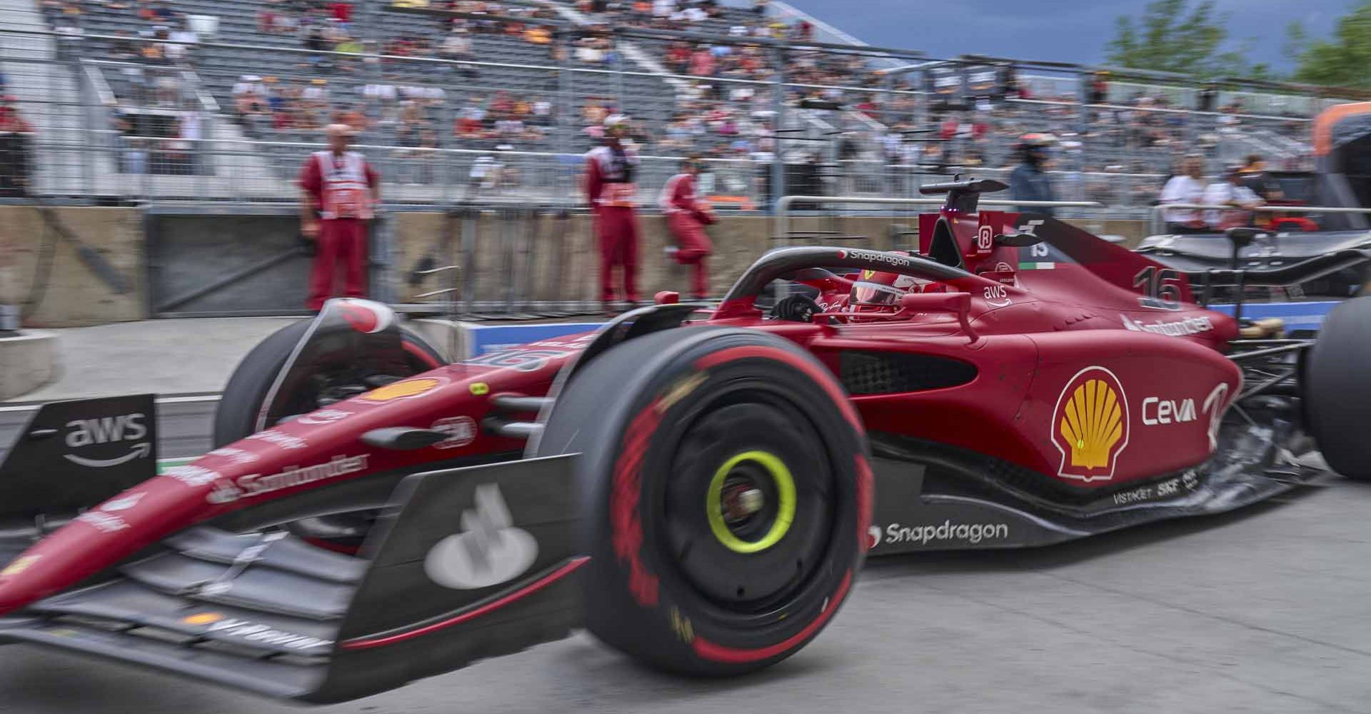 FERRARI F1 GP CANADA GIOVEDI 17/06/2022 credit @Scuderia Ferrari Press Office Charles Leclerc