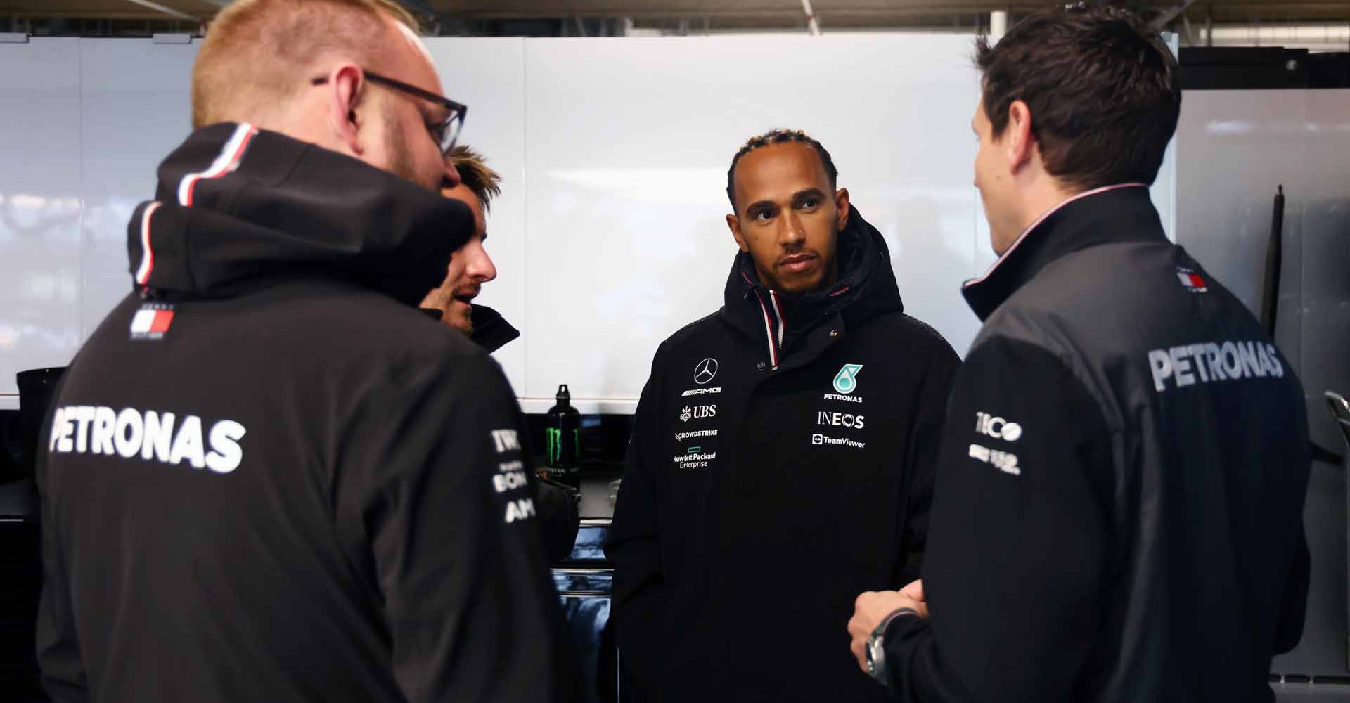 2022 Canadian Grand Prix, Saturday - Steve Etherington Lewis Hamilton Toto Wolff, Mercedes