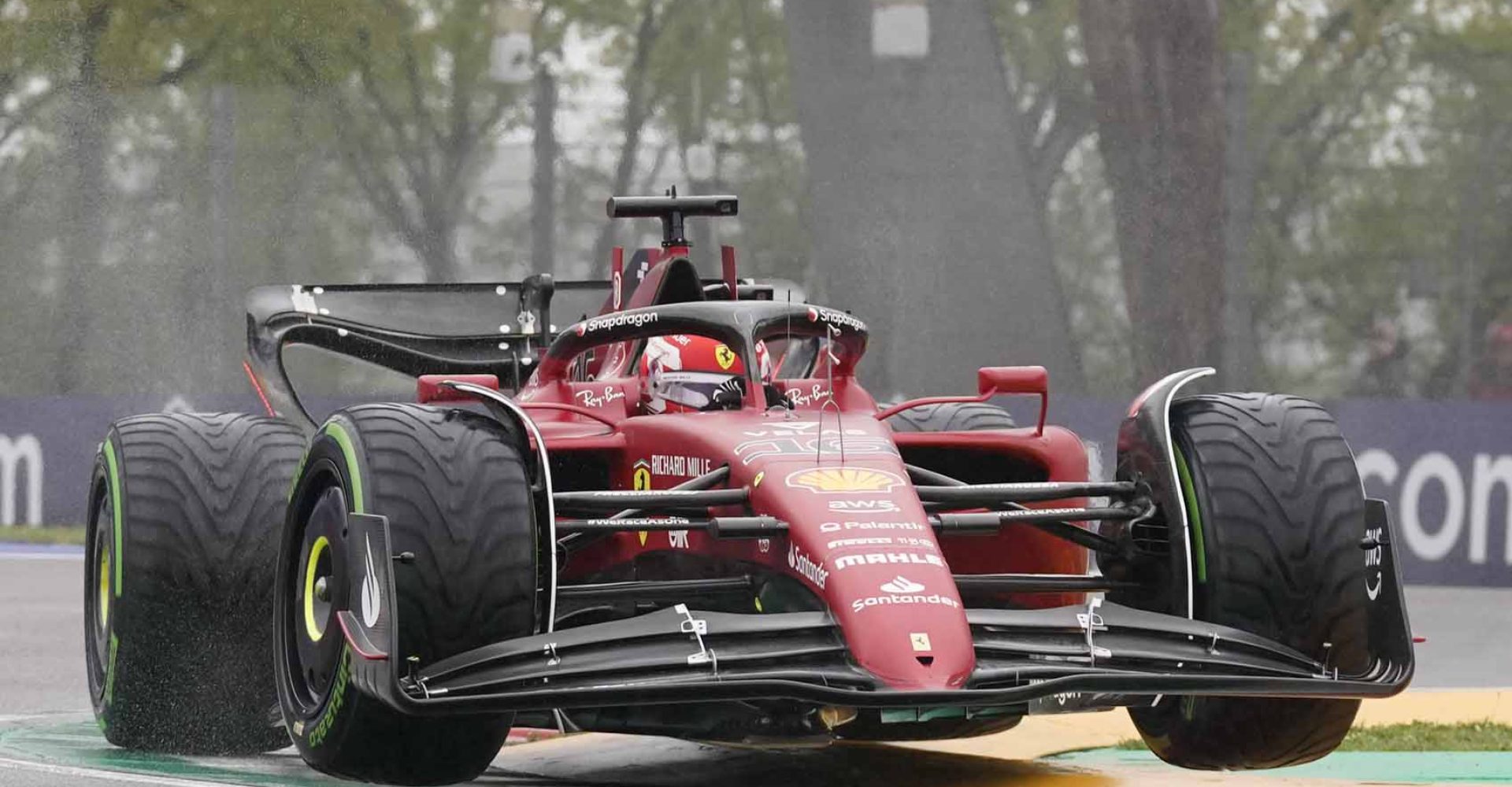 Imola -PROVE DEL VENERDI Charles Leclerc Ferrari