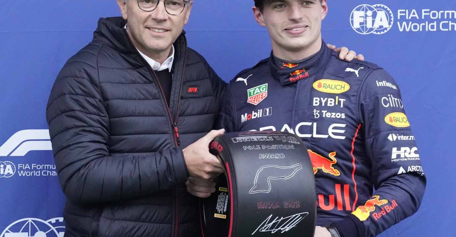 imola QUALIFICHE VENERDI F1 POLE POSITION Stefano Domenicali, Max Verstappen