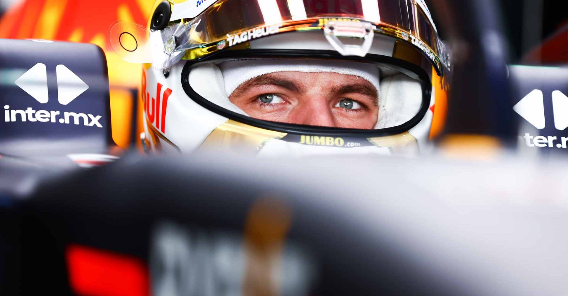 IMOLA, ITALY - APRIL 23: Max Verstappen of the Netherlands and Oracle Red Bull Racing prepares to drive in the garage prior to Sprint ahead of the F1 Grand Prix of Emilia Romagna at Autodromo Enzo e Dino Ferrari on April 23, 2022 in Imola, Italy. (Photo by Mark Thompson/Getty Images)