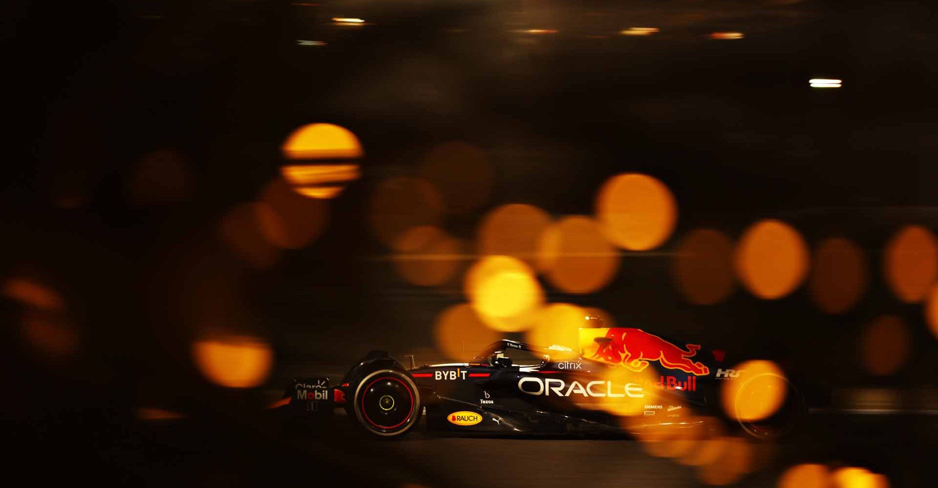 BAHRAIN, BAHRAIN - MARCH 12: Max Verstappen of the Netherlands driving the (1) Oracle Red Bull Racing RB18 on track during Day Three of F1 Testing at Bahrain International Circuit on March 12, 2022 in Bahrain, Bahrain. (Photo by Lars Baron/Getty Images)