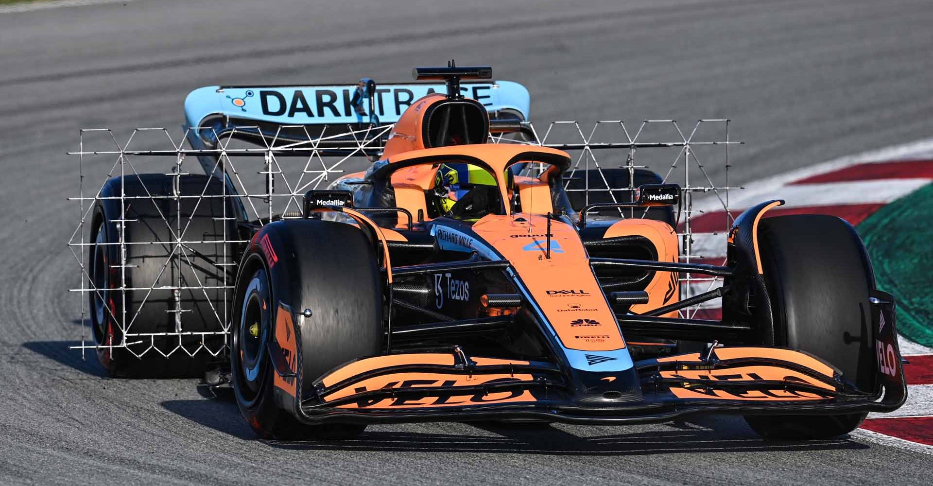 Lando Norris, McLaren, Aero rakes