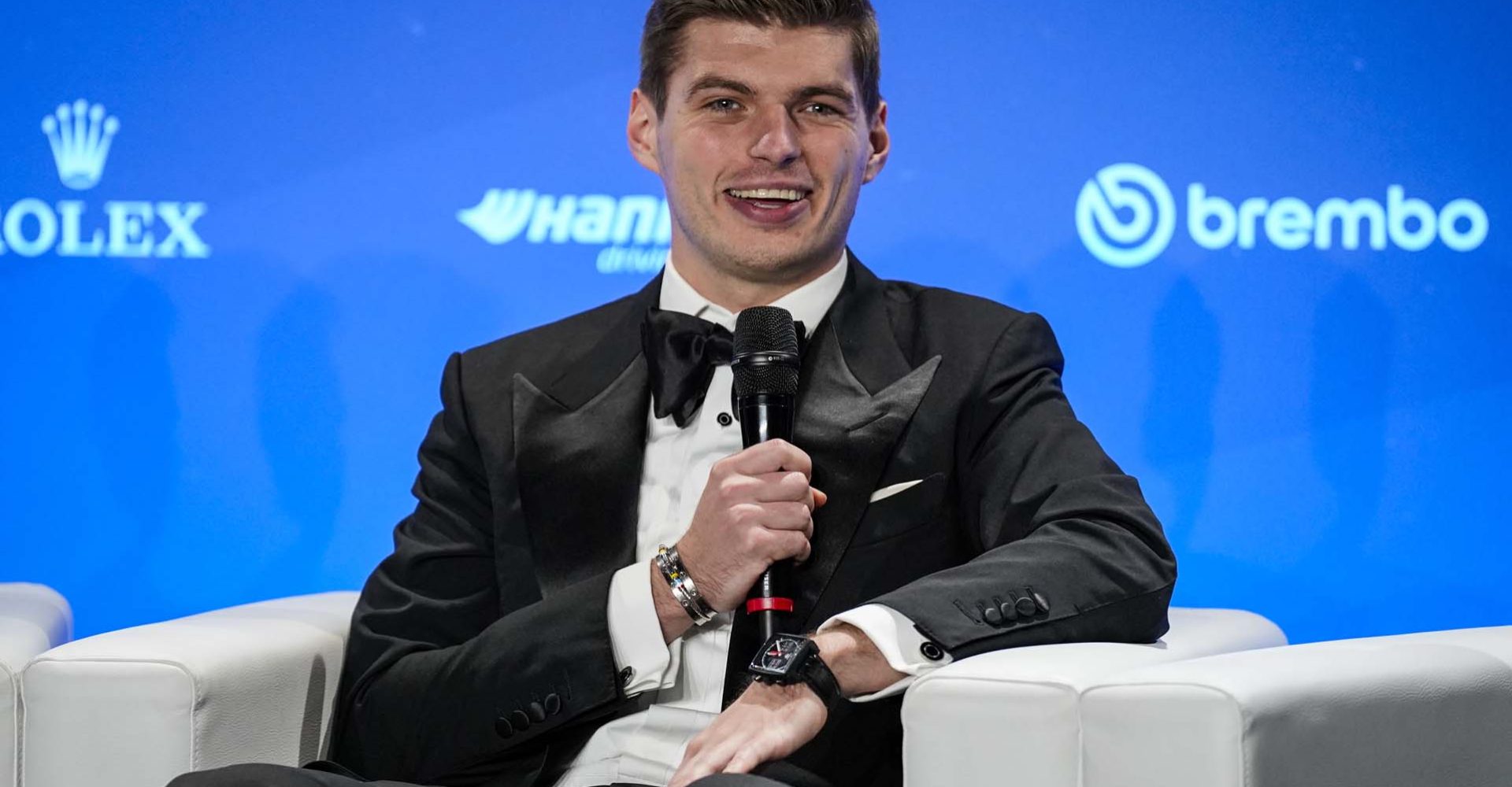 Verstappen Max, portrait, FIA FORMULA ONE WORLD CHAMPIONSHIP - FIA F1 Champion during the 2022 FIA Prize Giving ceremony at Bologna Fiere, on December 9, 2022 in Bologna, Italy - Photo Lia Mancini / DPPI