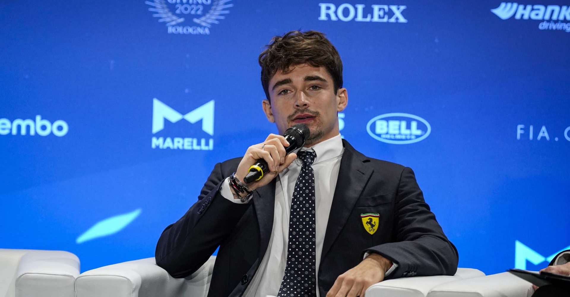 Leclerc Charles, portrait, FIA FORMULA ONE WORLD CHAMPIONSHIP - FIA F1 2nd during the 2022 FIA Prize Giving ceremony at Bologna Fiere, on December 9, 2022 in Bologna, Italy - Photo Lia Mancini / DPPI