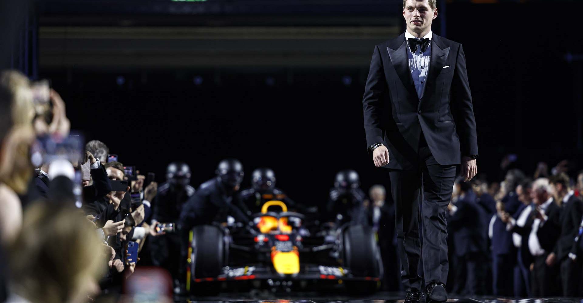 Verstappen Max, portrait, FIA FORMULA ONE WORLD CHAMPIONSHIP - FIA F1 Champion during the 2022 FIA Prize Giving ceremony at Bologna Fiere, on December 9, 2022 in Bologna, Italy - Photo Julien Delfosse / DPPI