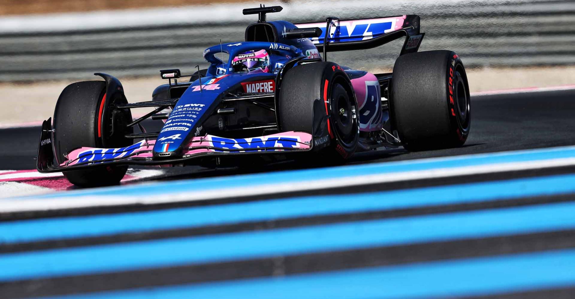 Fernando Alonso (ESP) Alpine F1 Team A522.  French Grand Prix, Friday 22nd July 2022. Paul Ricard, France.