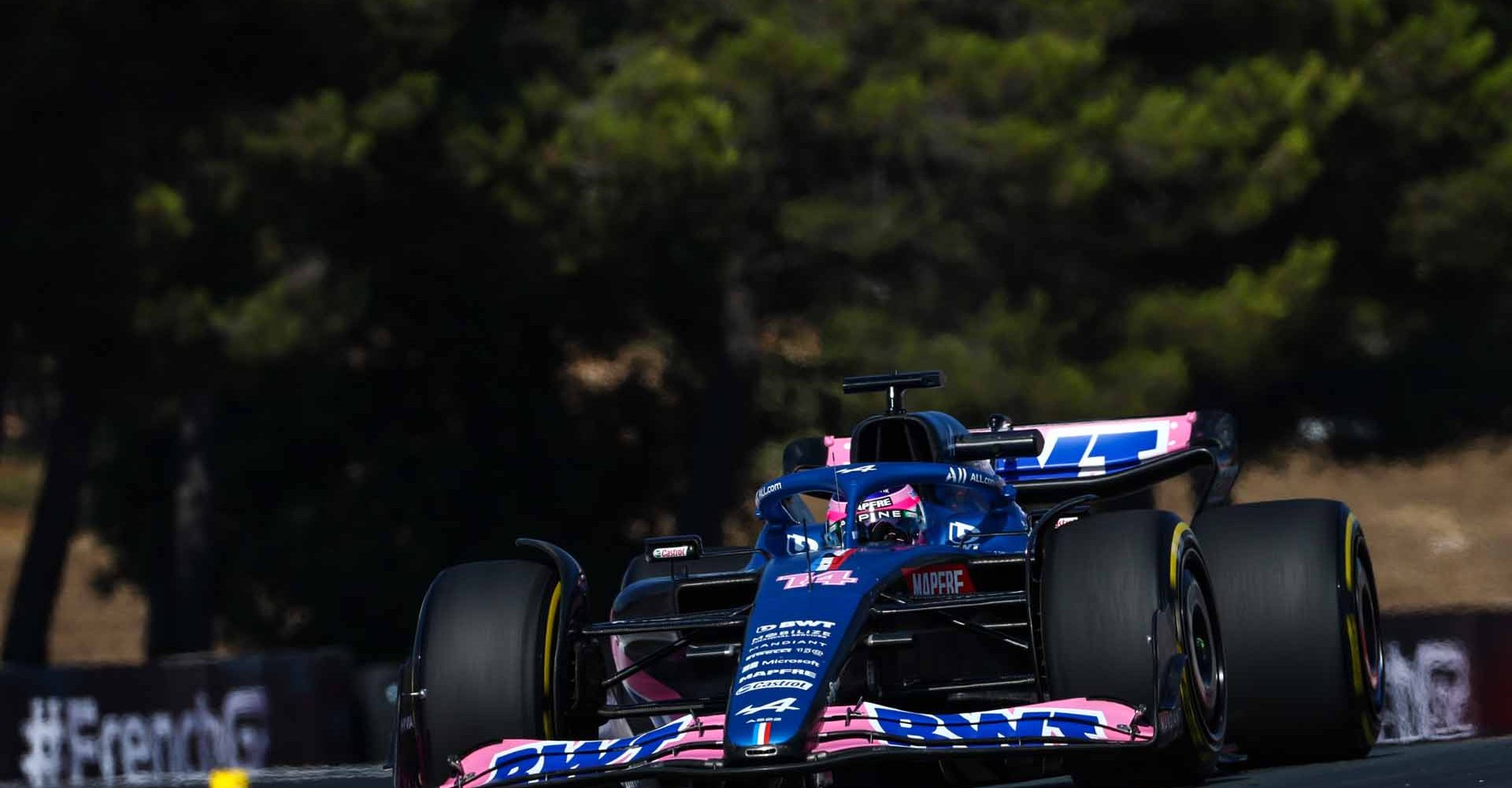 Fernando Alonso (ESP) Alpine F1 Team A522.  French Grand Prix, Friday 22nd July 2022. Paul Ricard, France.