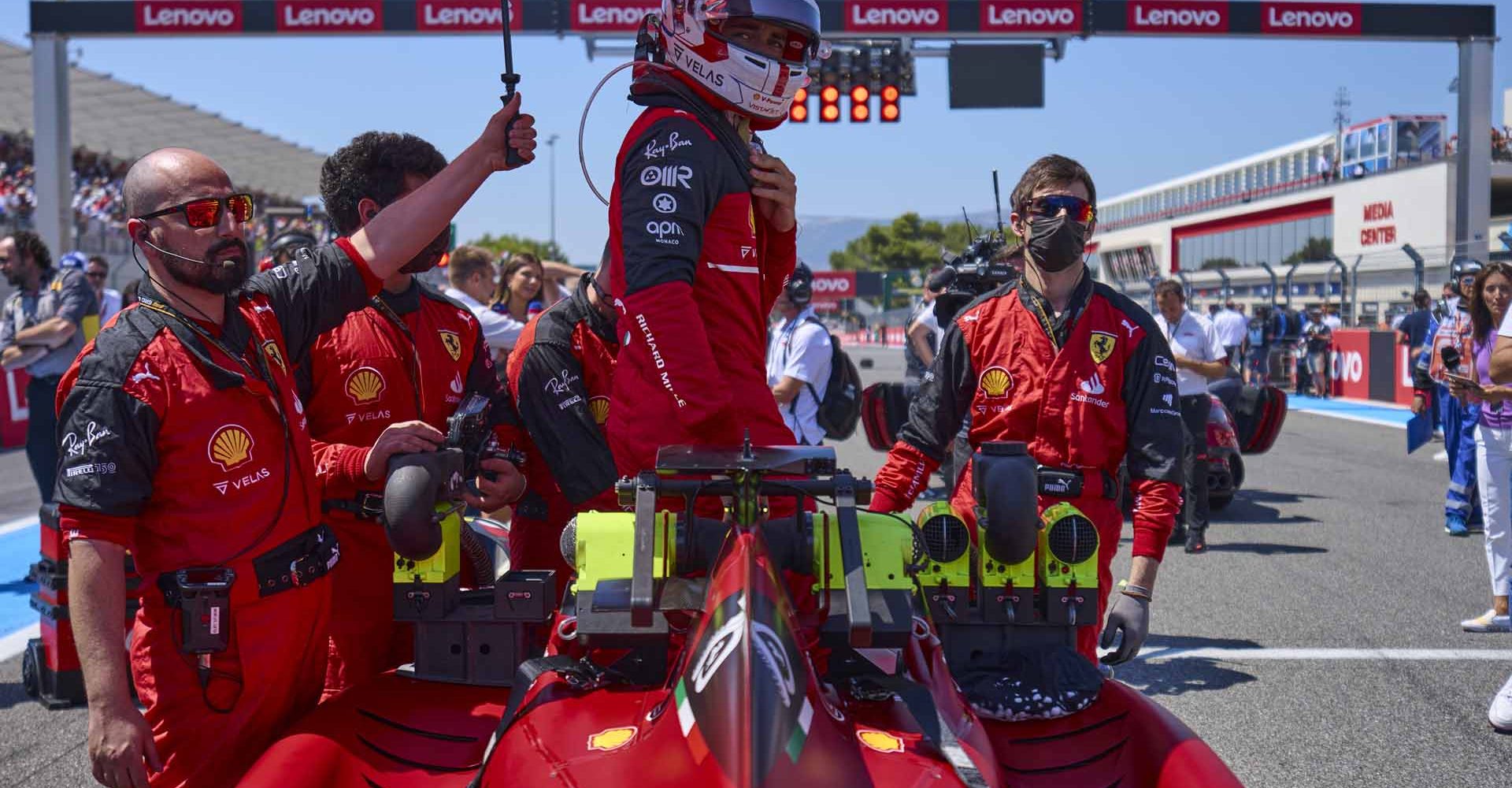 FERRARI F1 GP FRANCIA DOMENICA 24/07/2022 credit @Scuderia Ferrari Press Office Charles Leclerc