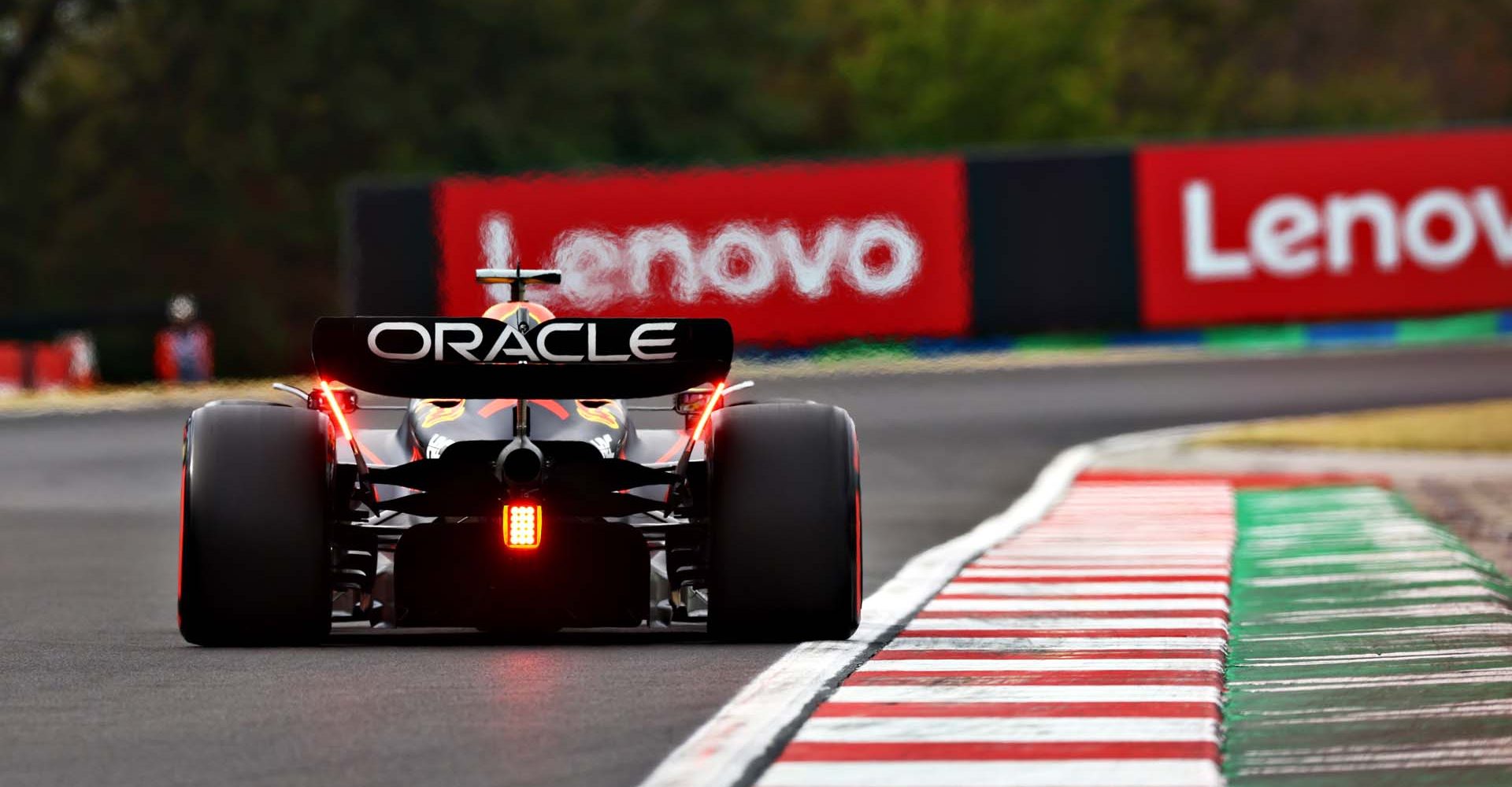 BUDAPEST, HUNGARY - JULY 30: Max Verstappen of the Netherlands driving the (1) Oracle Red Bull Racing RB18 on track during qualifying ahead of the F1 Grand Prix of Hungary at Hungaroring on July 30, 2022 in Budapest, Hungary. (Photo by Francois Nel/Getty Images)