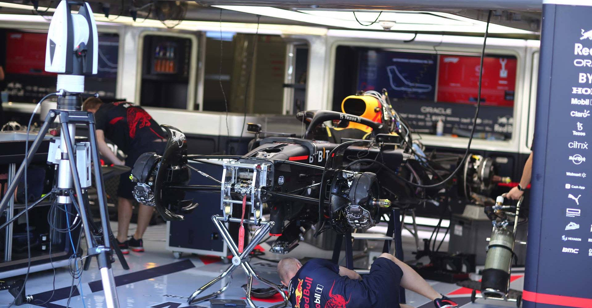 Red Bull garage