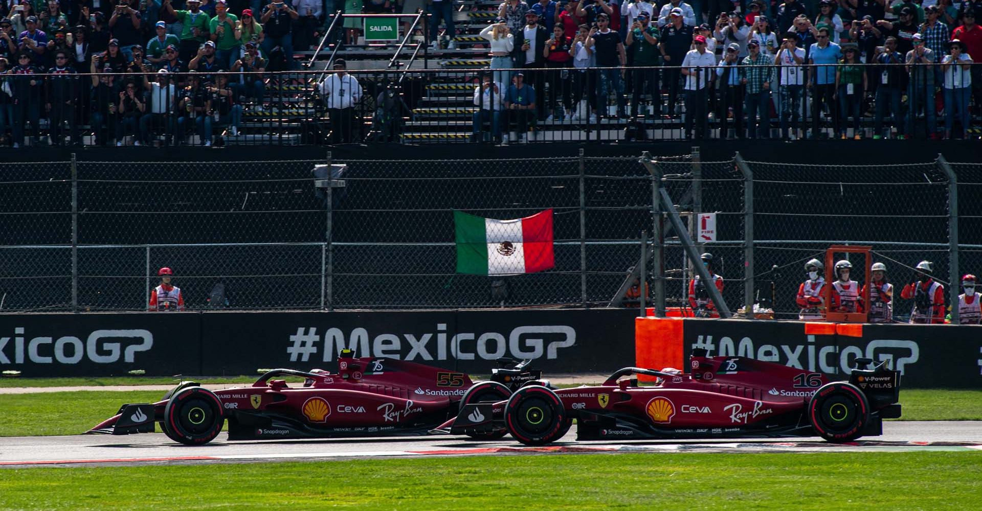 4 - GP MESSICO F1/2022 - DOMENICA 30/10/2022 Carlos Sainz Charles Leclerc