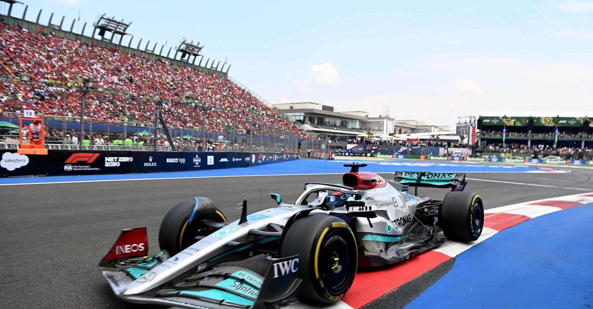 2022 Mexico City Grand Prix 2022, Sunday - LAT Images George Russell