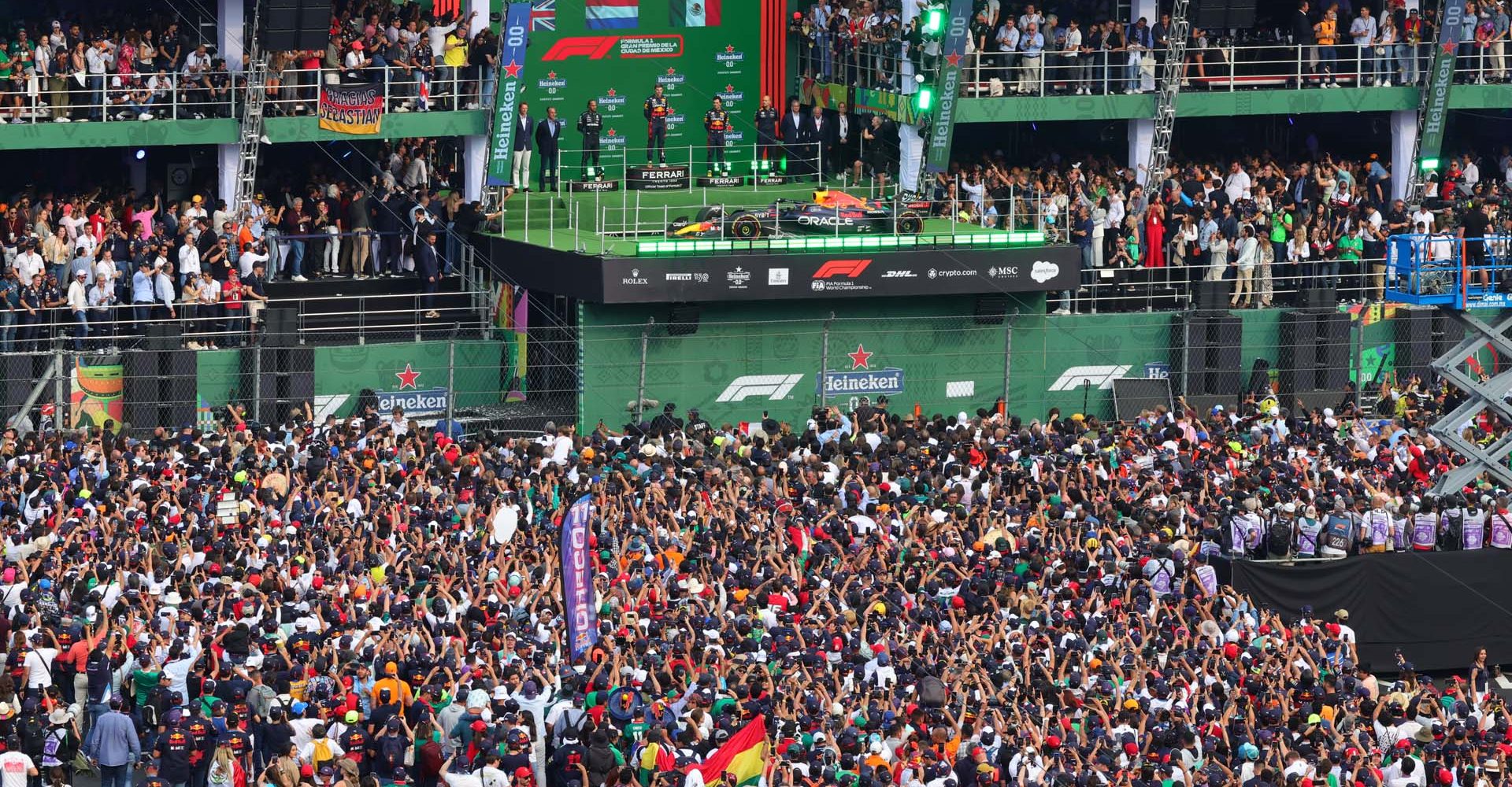 2022 Mexico City Grand Prix, Sunday - Wolfgang Wilhelm podium