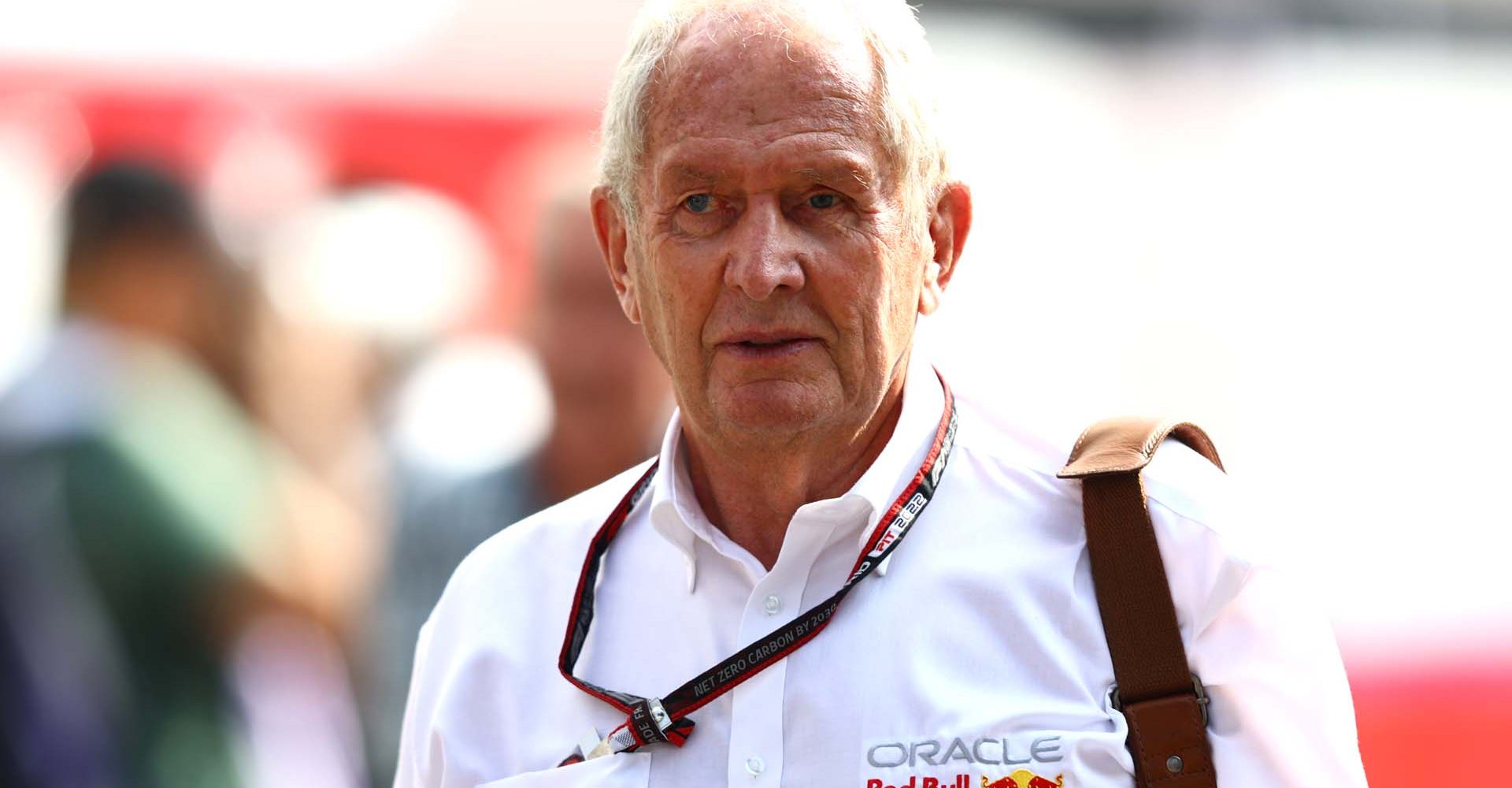 MEXICO CITY, MEXICO - OCTOBER 28: Red Bull Racing Team Consultant Dr Helmut Marko walks in the Paddock prior to practice ahead of the F1 Grand Prix of Mexico at Autodromo Hermanos Rodriguez on October 28, 2022 in Mexico City, Mexico. (Photo by Mark Thompson/Getty Images )