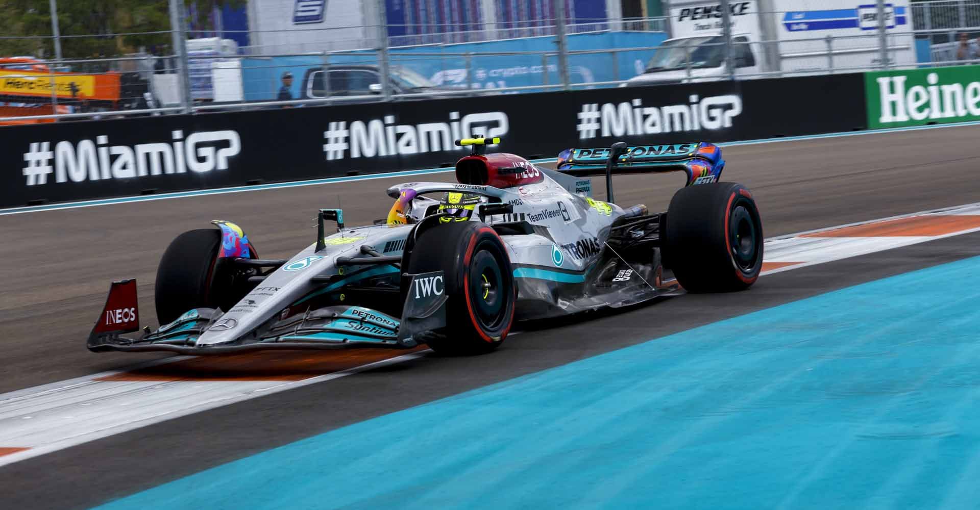 2022 Miami Grand Prix, Friday - Jiri Krenek Lewis Hamilton Mercedes