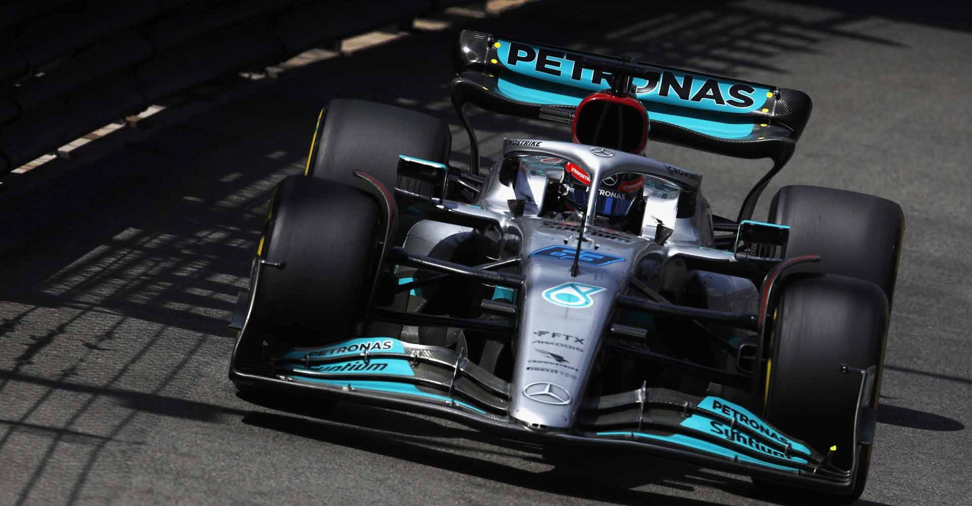 2022 Monaco Grand Prix 2022, Friday - LAT Images George Russell Mercedes