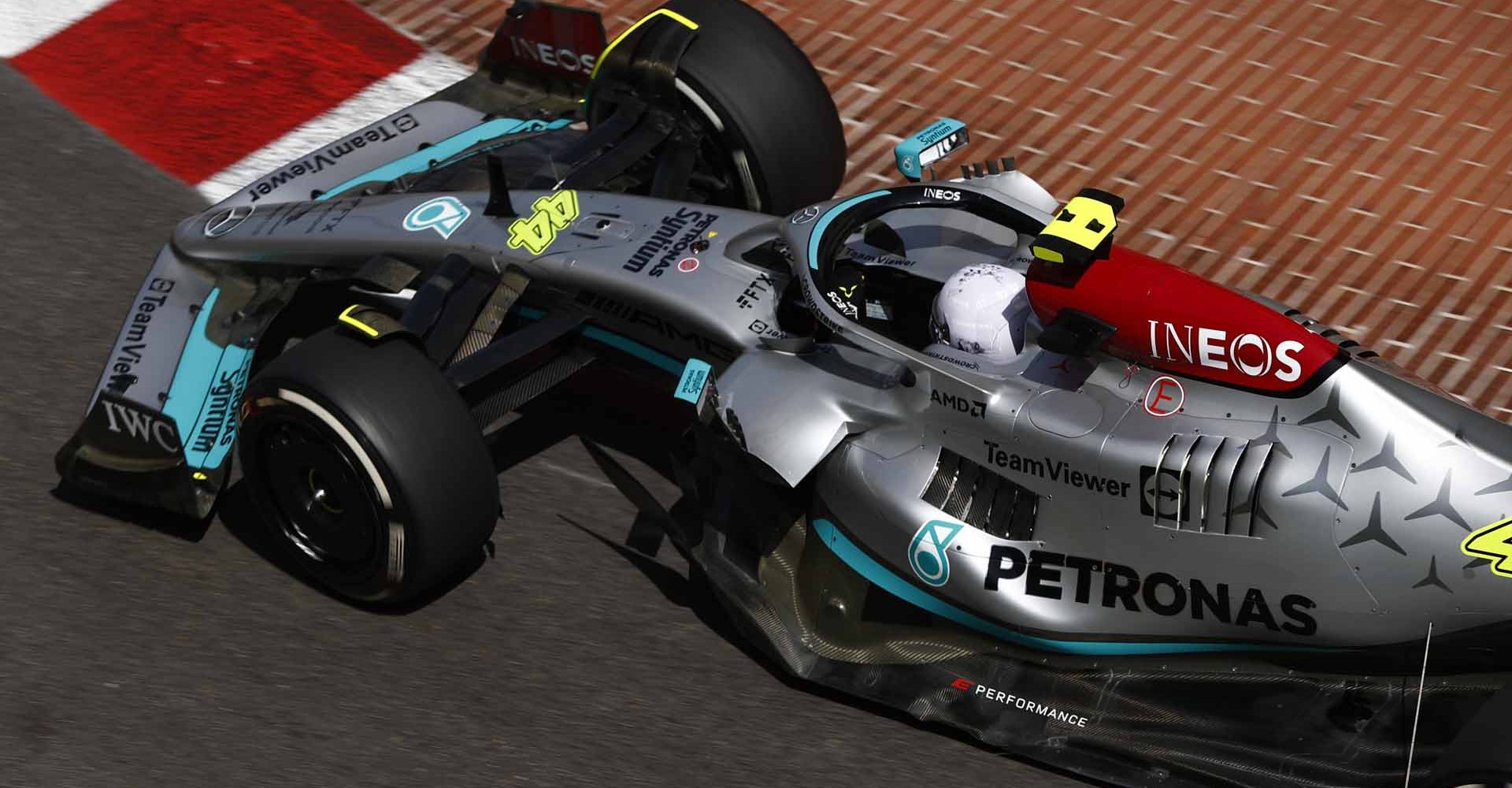 CIRCUIT DE MONACO, MONACO - MAY 27: Sir Lewis Hamilton, Mercedes W13 during the Monaco GP at Circuit de Monaco on Friday May 27, 2022 in Monte Carlo, Monaco. (Photo by Andy Hone / LAT Images)