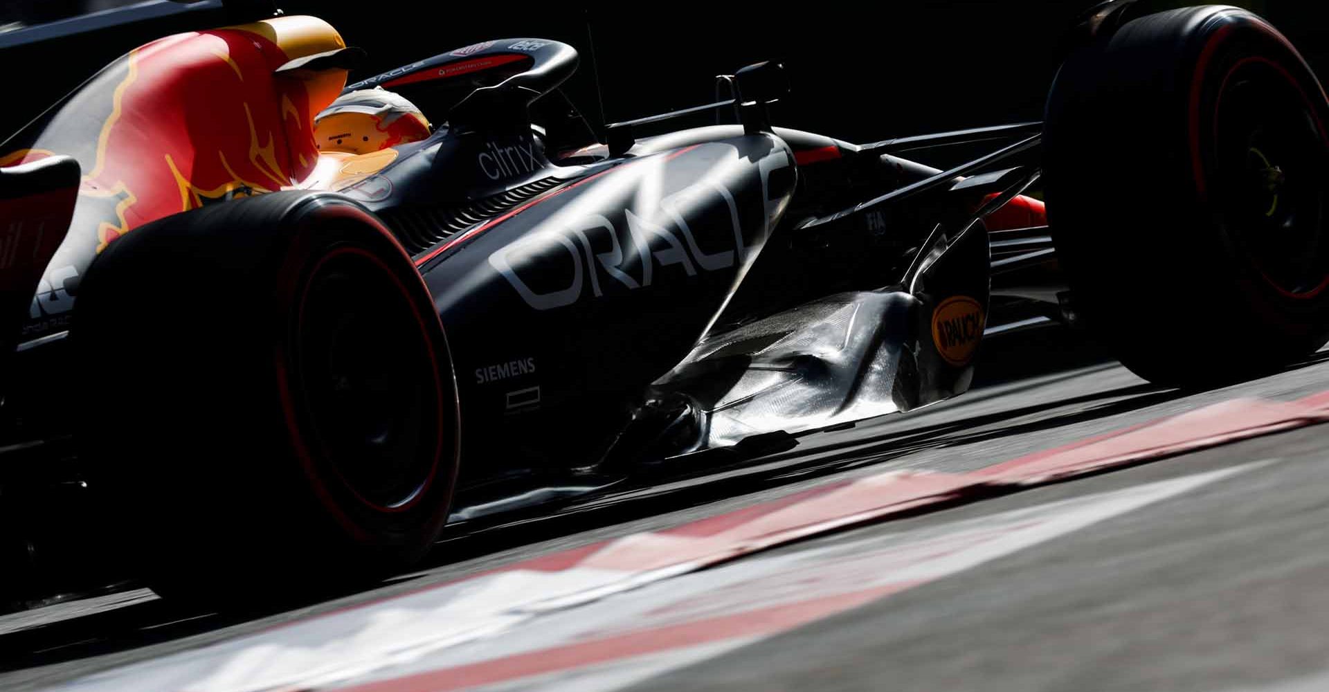 MONTE-CARLO, MONACO - MAY 27: Max Verstappen of Red Bull Racing and The Netherlands  during practice ahead of the F1 Grand Prix of Monaco at Circuit de Monaco on May 27, 2022 in Monte-Carlo, Monaco. (Photo by Peter Fox/Getty Images)