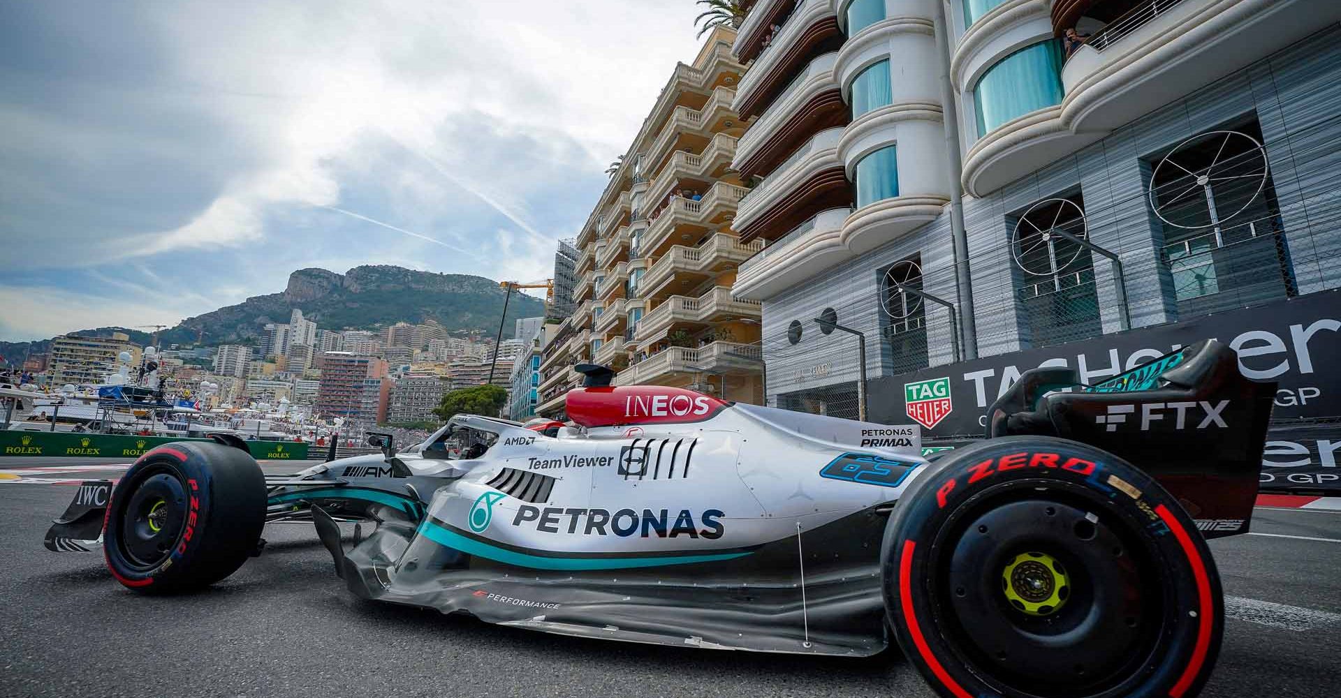 George Russell, Mercedes, Monaco Grand Prix 2022, Monte Carlo,