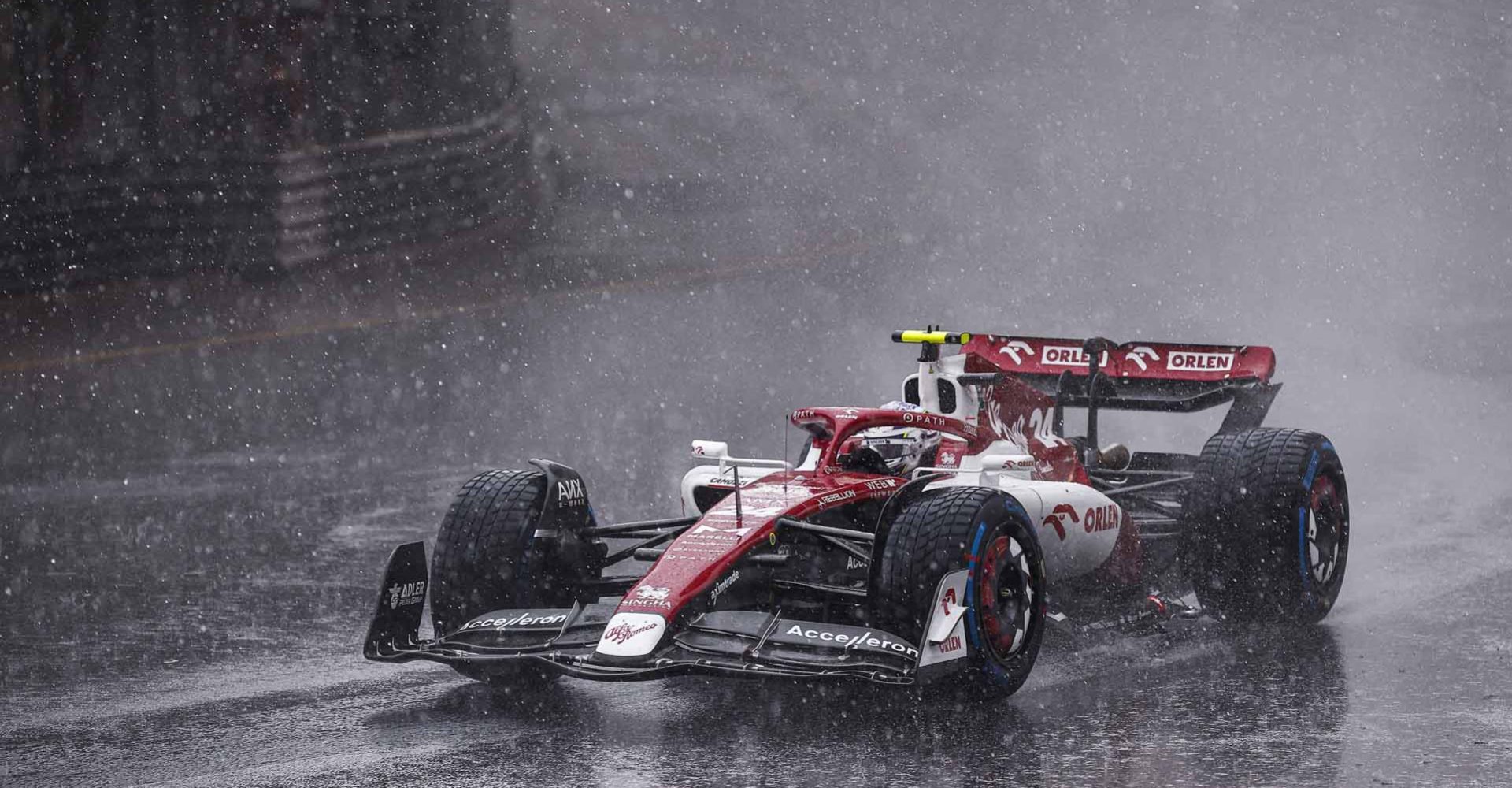 24 ZHOU Guanyu (chi), Alfa Romeo F1 Team ORLEN C42, action during the Formula 1 Grand Prix de Monaco 2022, 7th round of the 2022 FIA Formula One World Championship, on the Circuit de Monaco, from May 27 to 29, 2022 in Monte-Carlo, Monaco - Photo Xavi Bonilla / DPPI