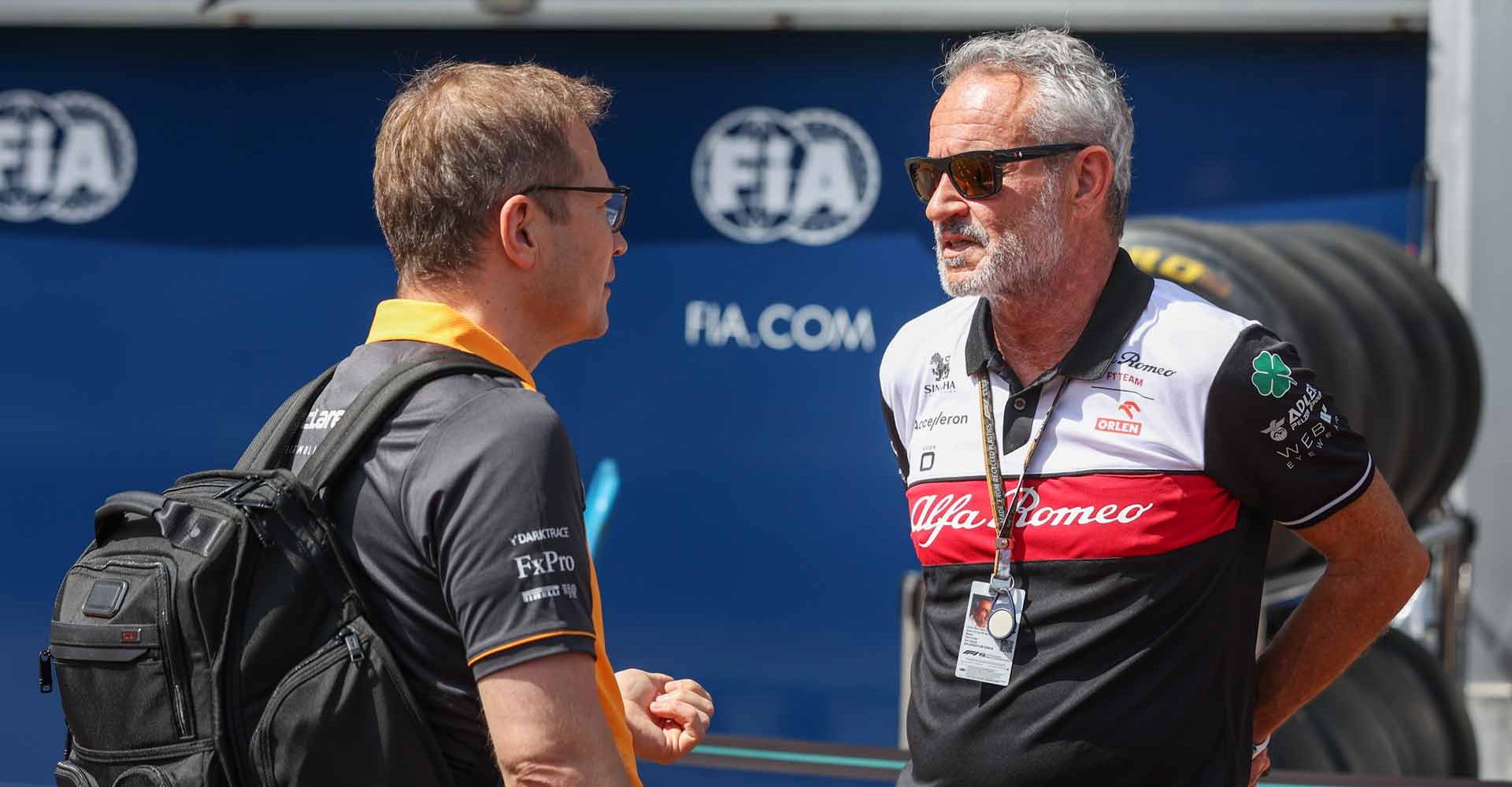 SEIDL Andreas, Team Principal of McLaren F1 Team, ZEHNDER Beat, Team Manager of Alfa Romeo F1 Team ORLEN, portrait during the Formula 1 Grand Prix de Monaco 2022, 7th round of the 2022 FIA Formula One World Championship, on the Circuit de Monaco, from May 27 to 29, 2022 in Monte-Carlo, Monaco - Photo Antonin Vincent / DPPI