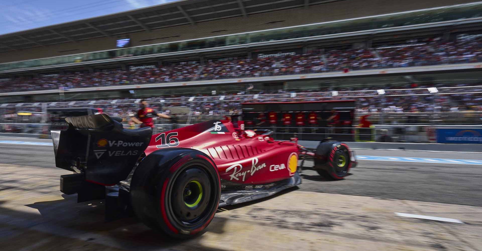 FERRARI F1 GP BARCELLONA VENERDI 20/05/2022 credit @Scuderia Ferrari Press Office Charles Leclerc