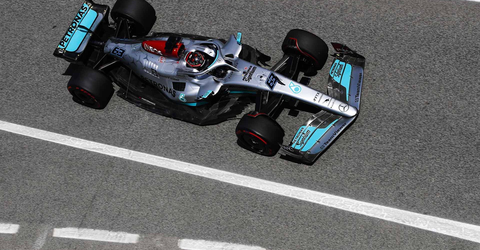 2022 Spanish Grand Prix 2022, Friday - LAT Images Mercedes George Russell