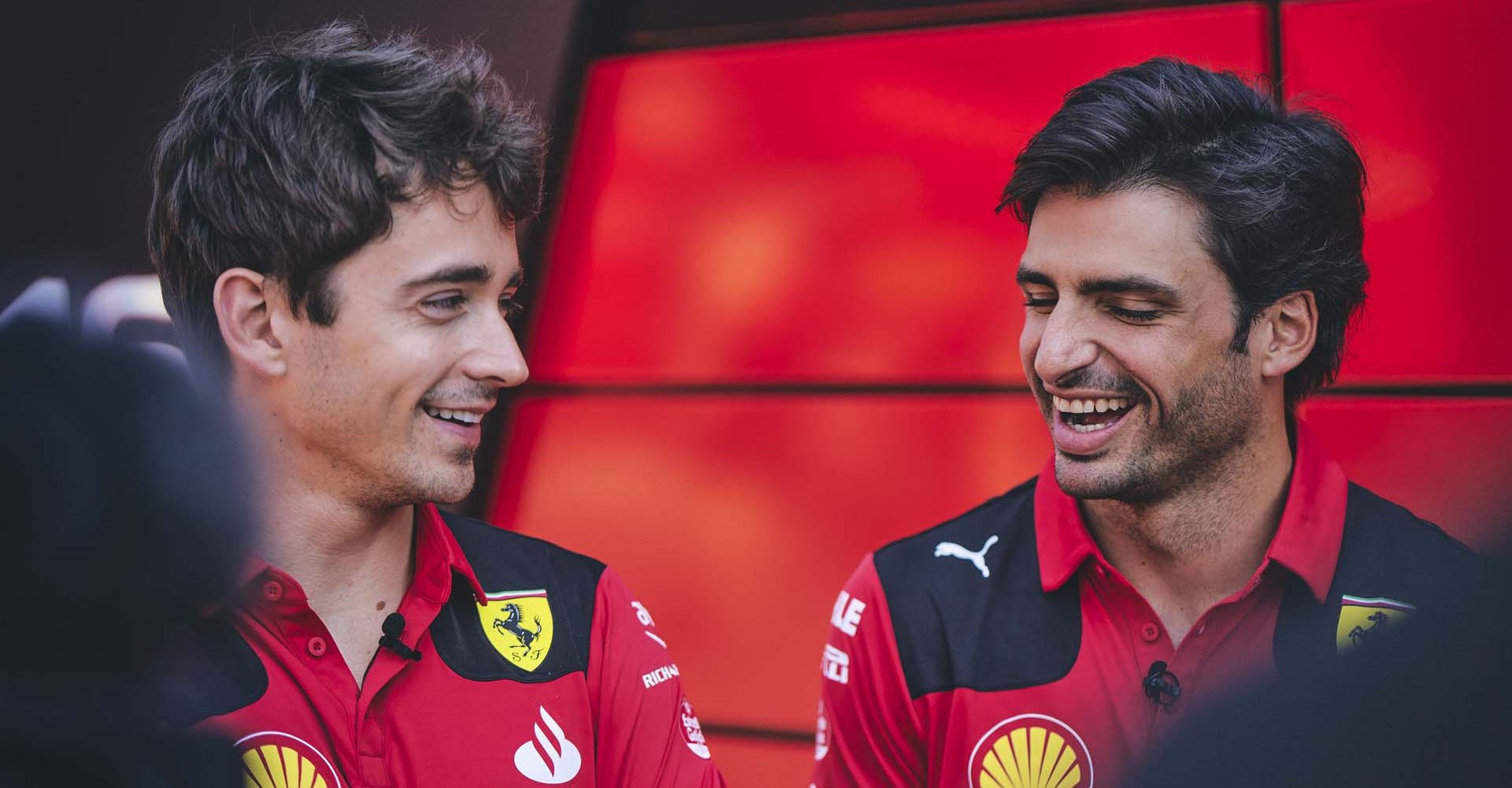 Charles Leclerc (Ferrari) & Carlos Sainz (Ferrari)