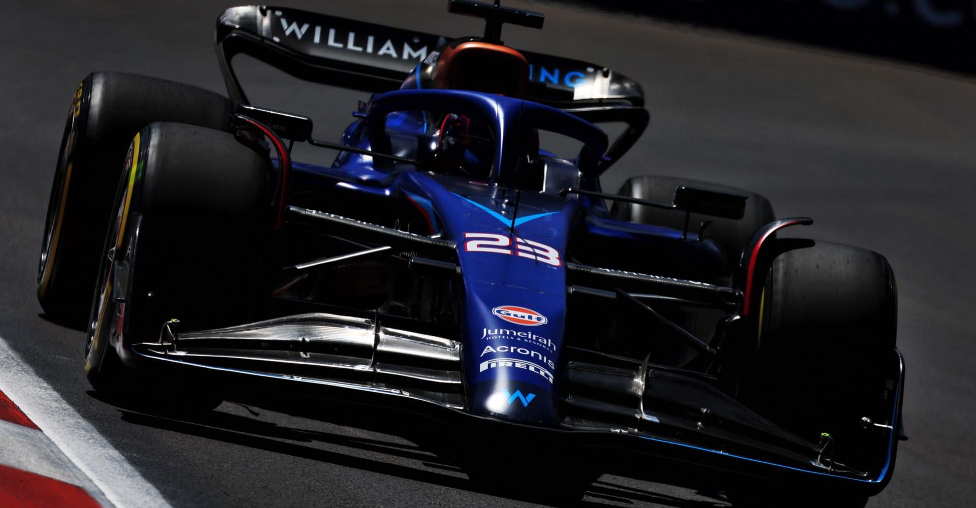 Alexander Albon (THA) Williams Racing FW45.
Formula 1 World Championship, Rd 4, Azerbaijan Grand Prix, Saturday 29th April 2023. Baku City Circuit, Azerbaijan.