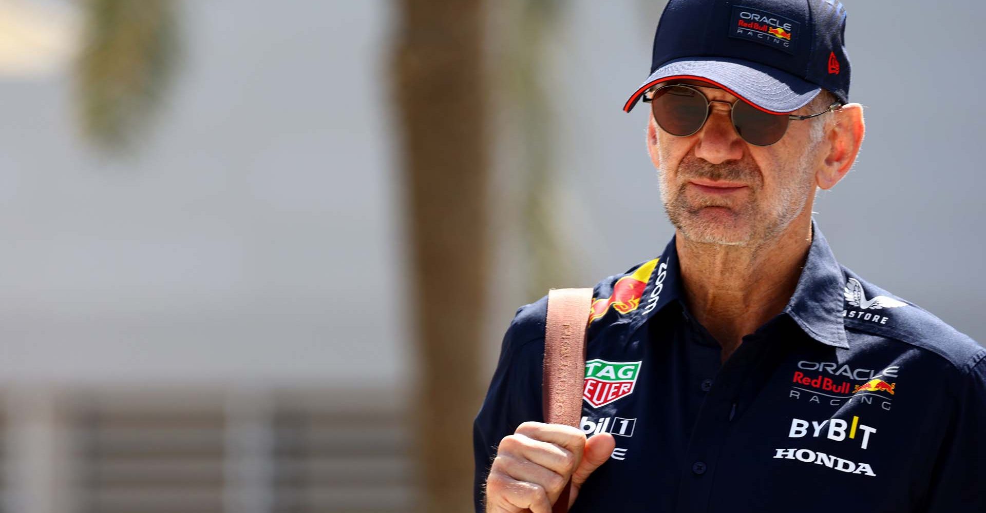 BAHRAIN, BAHRAIN - MARCH 03: Adrian Newey, the Chief Technical Officer of Red Bull Racing walks in the Paddock prior to practice ahead of the F1 Grand Prix of Bahrain at Bahrain International Circuit on March 03, 2023 in Bahrain, Bahrain. (Photo by Mark Thompson/Getty Images)