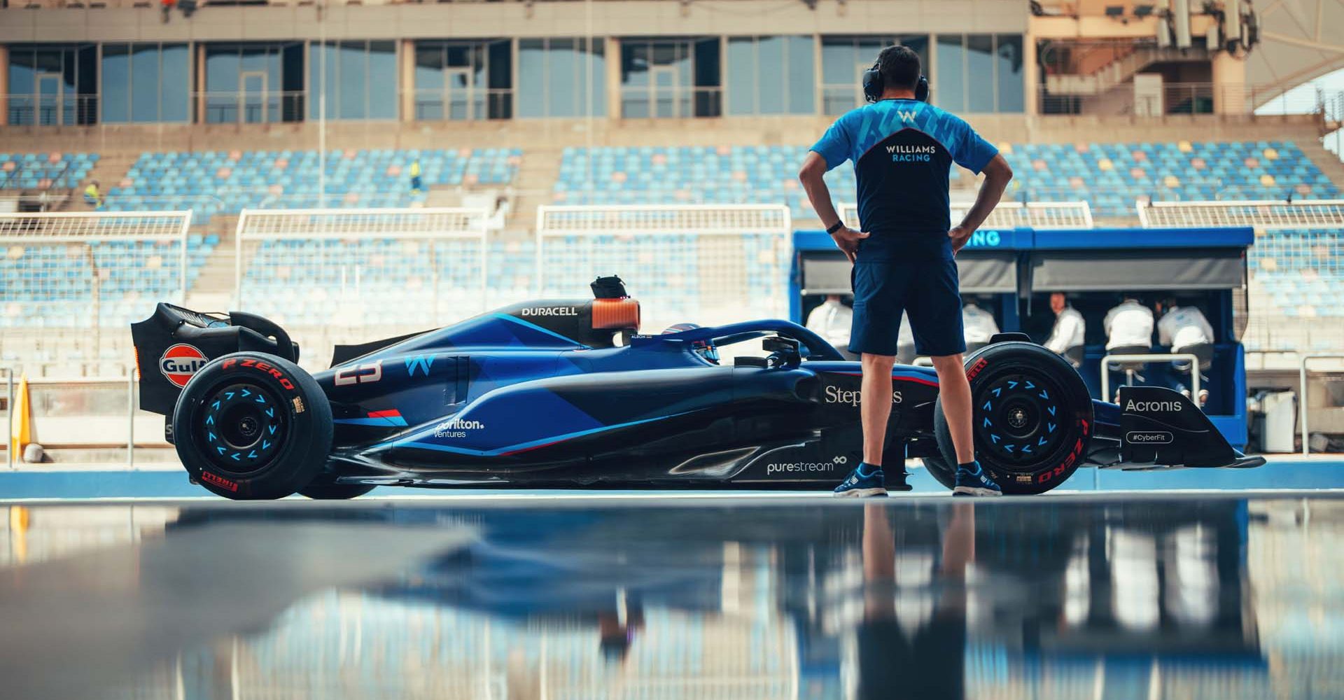 Alexander Albon (THA) Williams Racing.
Formula One Testing, Day Three, Saturday 25th February 2023. Sakhir, Bahrain.