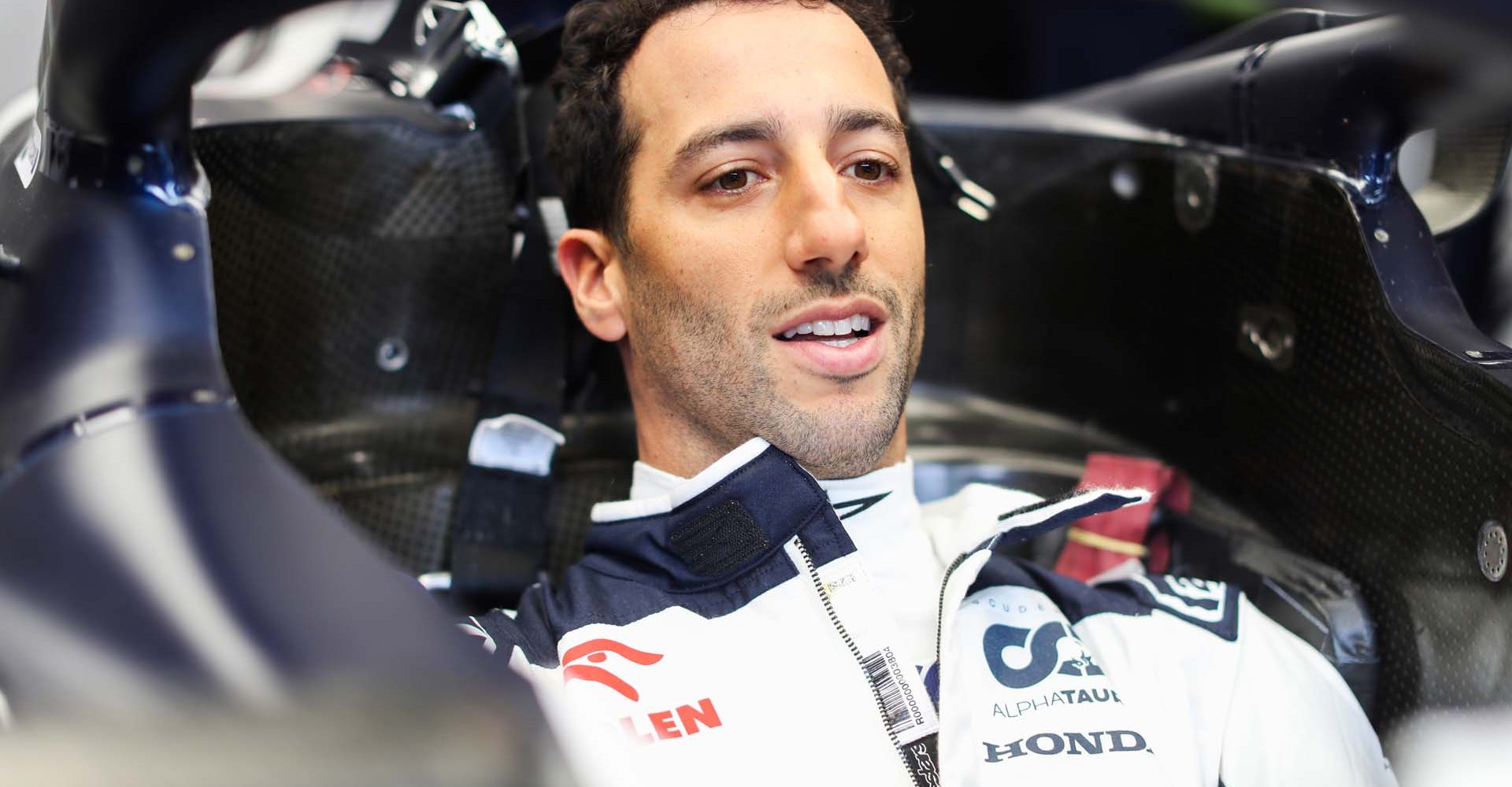 SPA, BELGIUM - JULY 28:Daniel Ricciardo of Australia and Scuderia AlphaTauri  during practice/qualifying ahead of the F1 Grand Prix of Belgium at Circuit de Spa-Francorchamps on July 28, 2023 in Spa, Belgium. (Photo by Peter Fox/Getty Images)