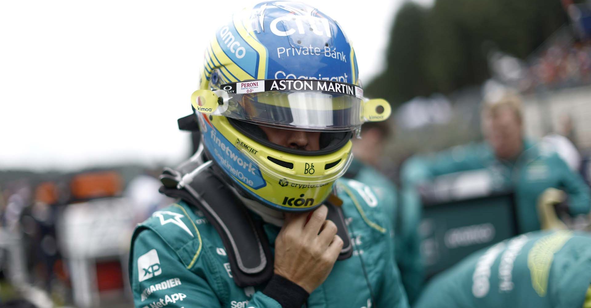 Portrait, Helmets, Spa-Francorchamps, GP2312a, F1, GP, Belgium
Fernando Alonso, Aston Martin F1 Team