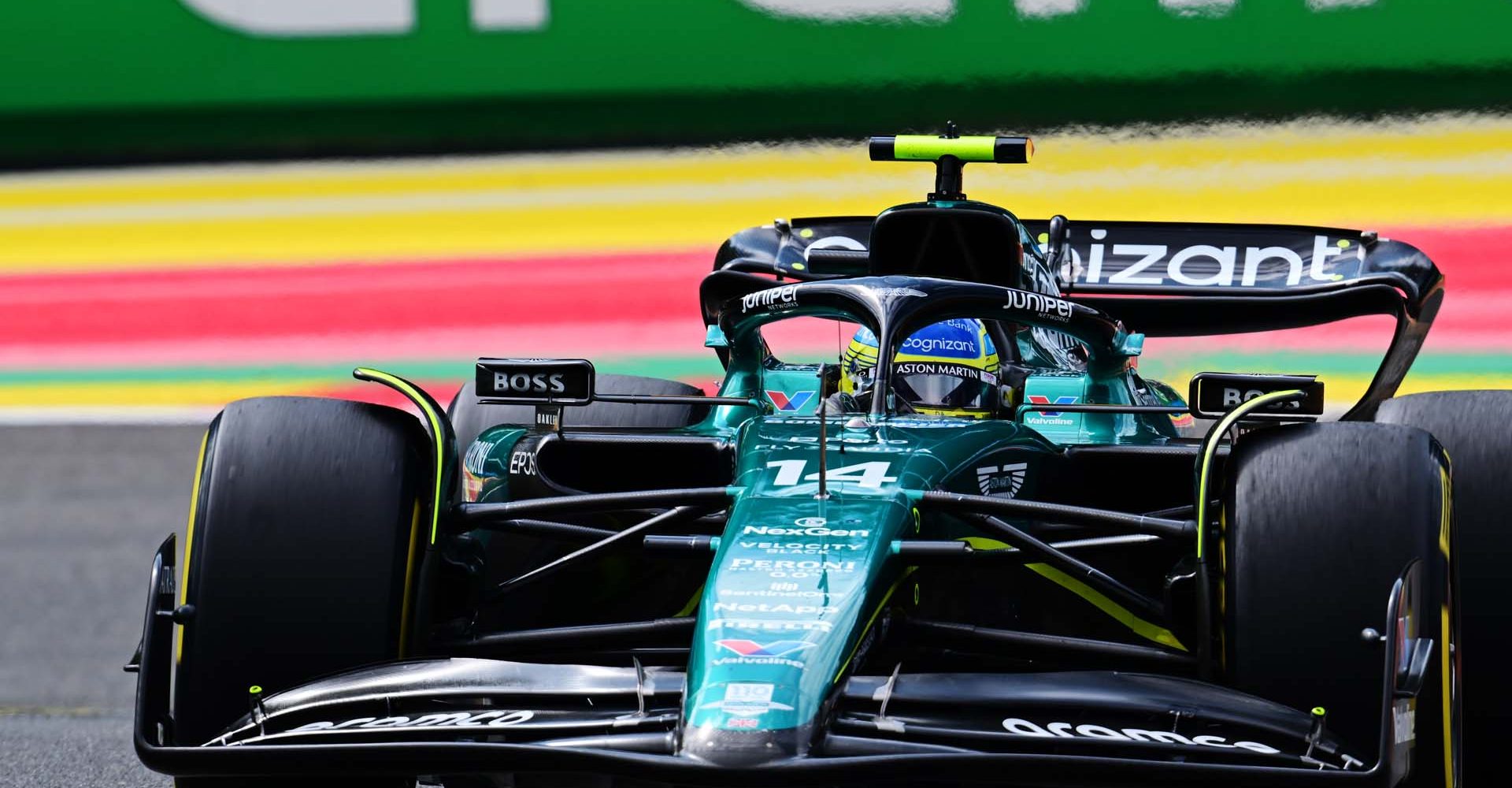 action, Spa-Francorchamps, GP2312a, F1, GP, Belgium
Fernando Alonso, Aston Martin AMR23