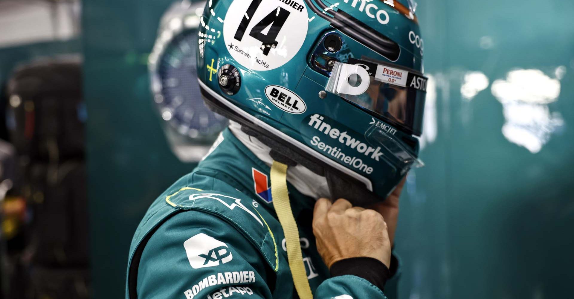 Portrait, Helmets, Silverstone Circuit, GP2310a, F1, GP, Great Britain
Fernando Alonso, Aston Martin F1 Team