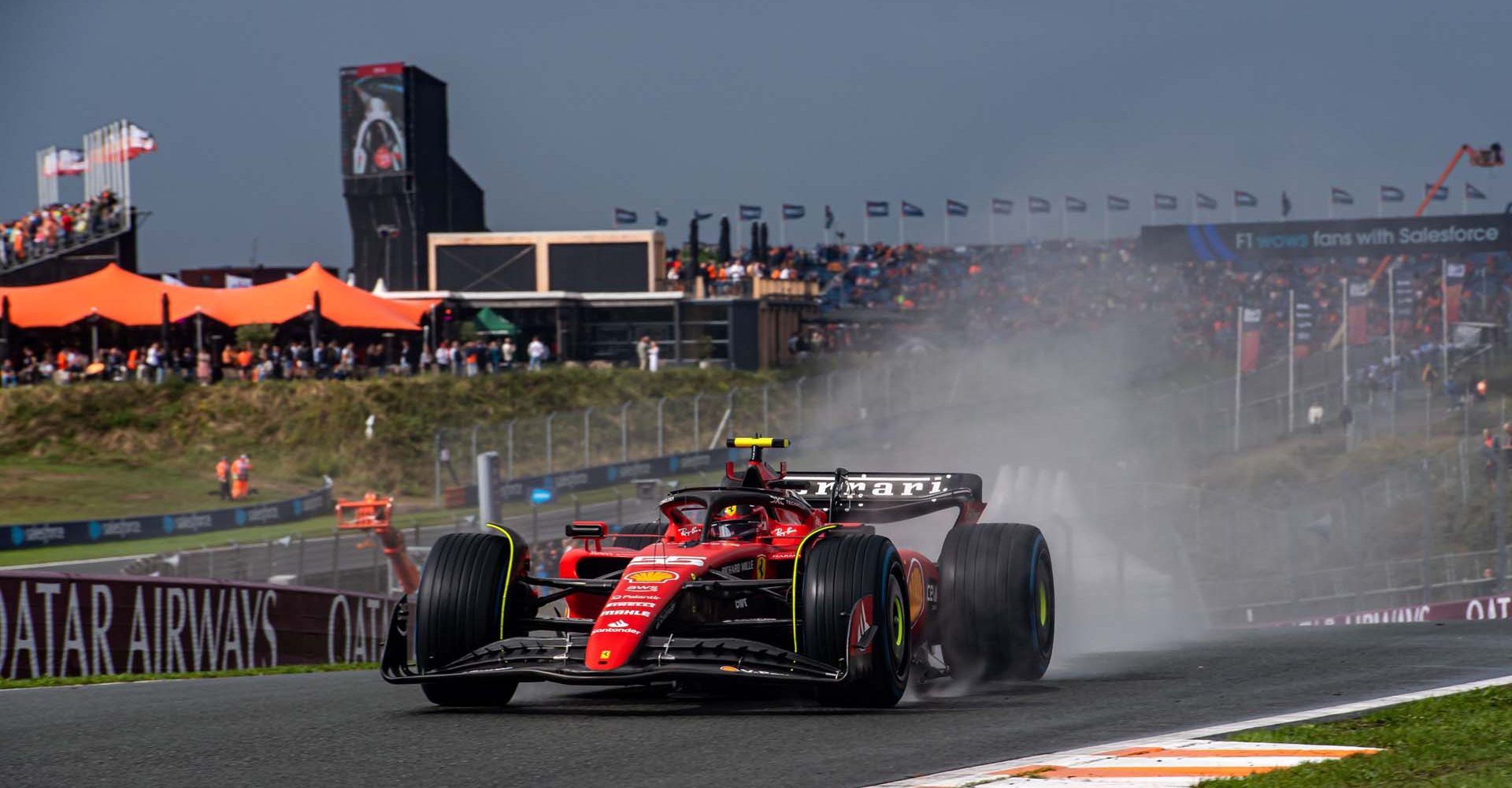 3 - GP OLANDA F1/2023 - SABATO 26/08/2023 - credit: @Scuderia Ferrari Press Office Carlos Sainz