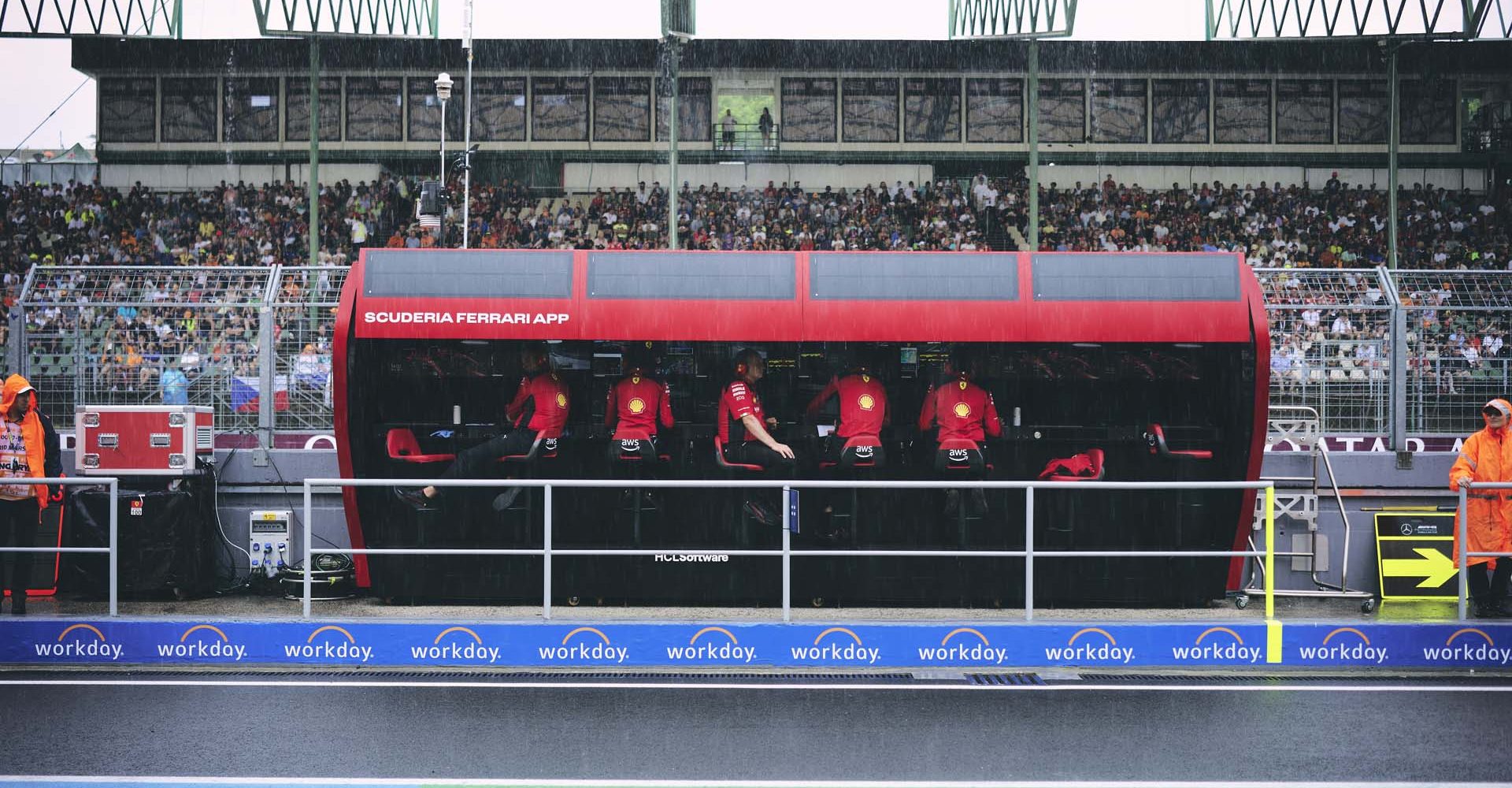 Ferrari pitwall