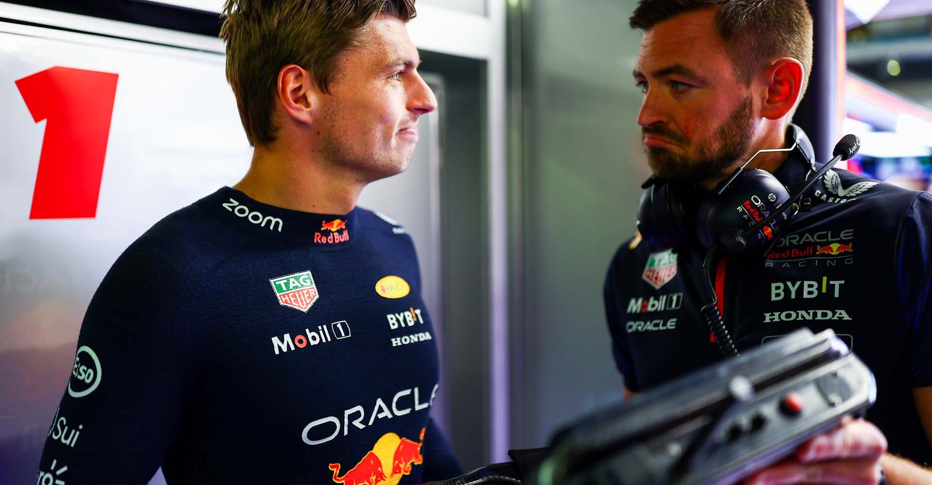 MONZA, ITALY - SEPTEMBER 01: Max Verstappen of the Netherlands and Oracle Red Bull Racing prepares to drive in the garage during practice ahead of the F1 Grand Prix of Italy at Autodromo Nazionale Monza on September 01, 2023 in Monza, Italy. (Photo by Mark Thompson/Getty Images) // Getty Images / Red Bull Content Pool // SI202309010341 // Usage for editorial use only //