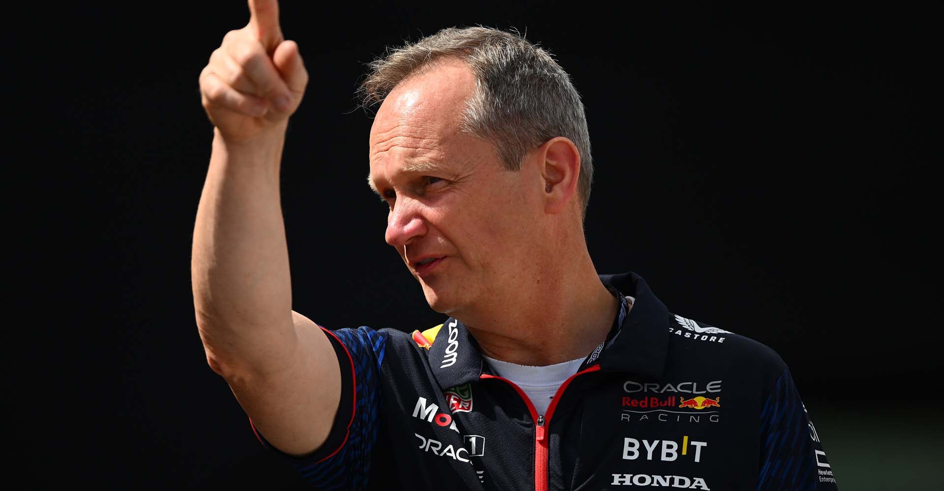 SUZUKA, JAPAN - SEPTEMBER 24: Red Bull Racing Head of Car Engineering Paul Monaghan walks in the Paddock prior to the F1 Grand Prix of Japan at Suzuka International Racing Course on September 24, 2023 in Suzuka, Japan. (Photo by Clive Mason/Getty Images) // Getty Images / Red Bull Content Pool // SI202309240019 // Usage for editorial use only //