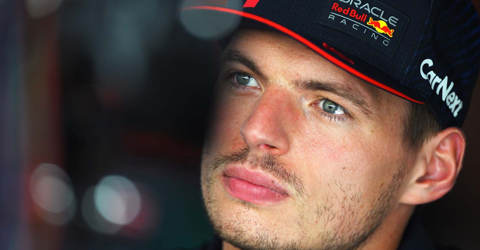 SUZUKA, JAPAN - SEPTEMBER 21: Max Verstappen of the Netherlands and Oracle Red Bull Racing talks to the media in the Paddock during previews ahead of the F1 Grand Prix of Japan at Suzuka International Racing Course on September 21, 2023 in Suzuka, Japan. (Photo by Clive Mason/Getty Images) // Getty Images / Red Bull Content Pool // SI202309210118 // Usage for editorial use only //