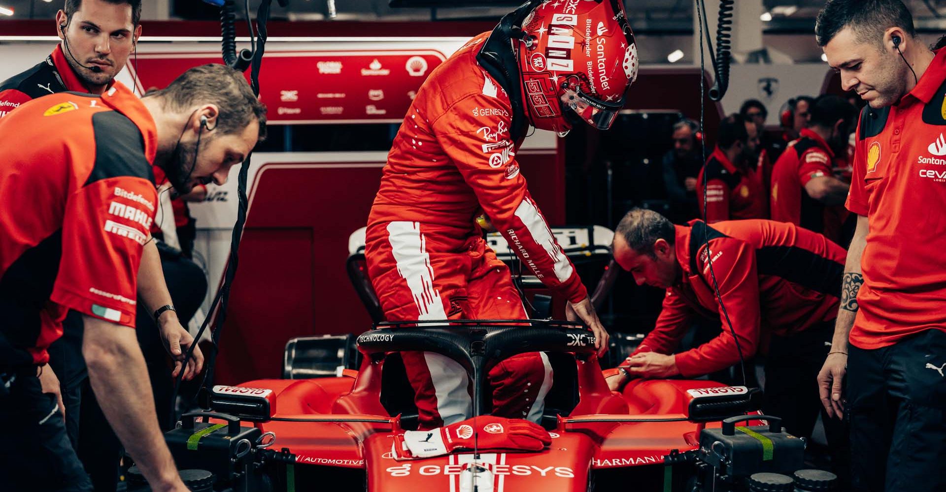 FERRARI F1 GP LAS VEGAS GIOVEDI 16/11/2023 @Scuderia Ferrari Press Office Charles Leclerc