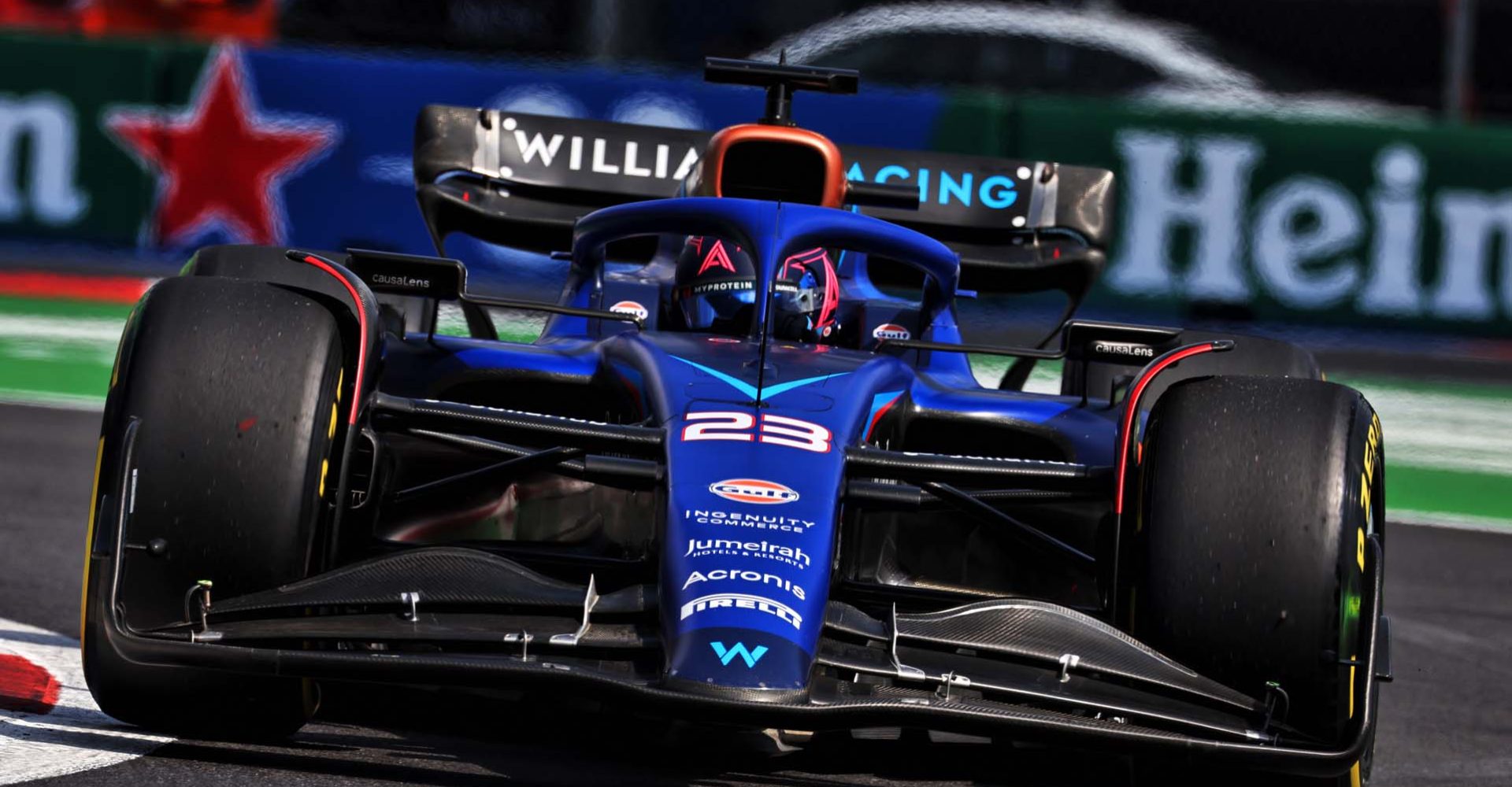 Alexander Albon (THA) Williams Racing FW45.
Formula 1 World Championship, Rd 20, Mexican Grand Prix, Friday 27th October 2023. Mexico City, Mexico.