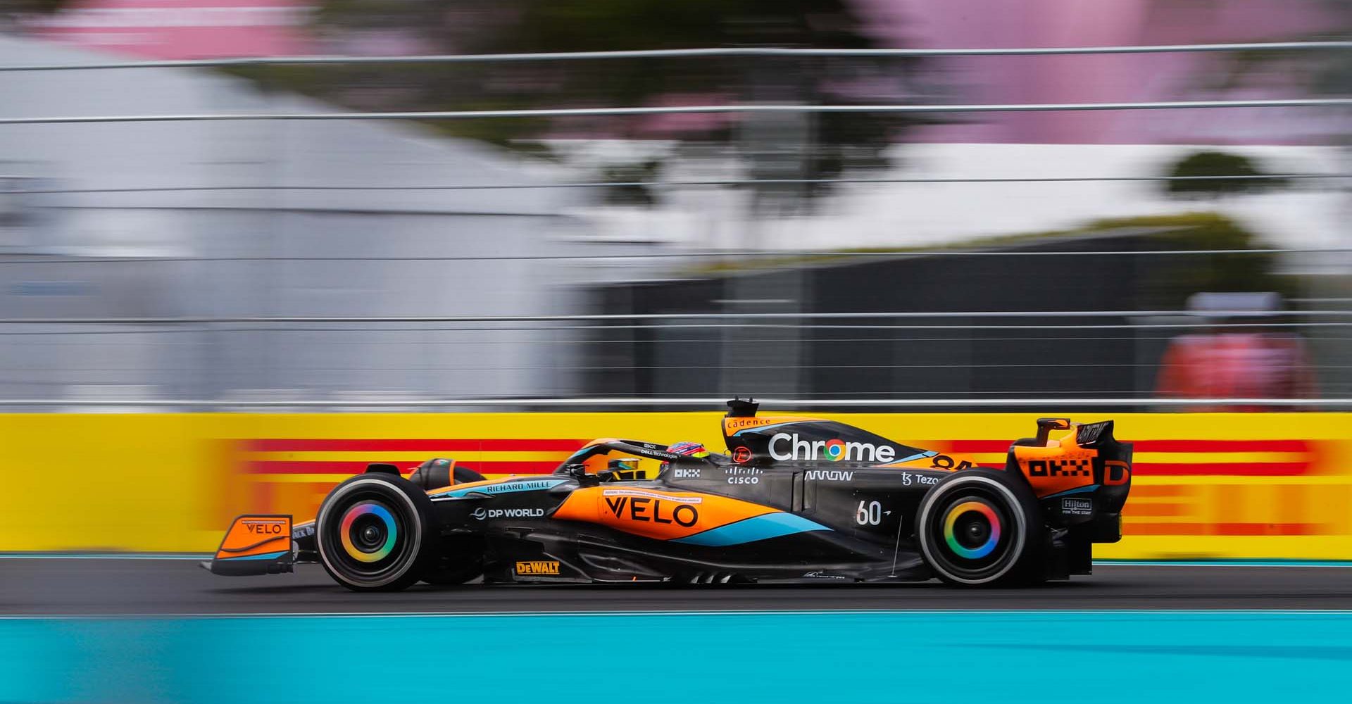 MIAMI INTERNATIONAL AUTODROME, UNITED STATES OF AMERICA - MAY 07: Oscar Piastri, McLaren MCL60 during the Miami GP at Miami International Autodrome on Sunday May 07, 2023 in Miami, United States of America. (Photo by Jake Grant / LAT Images)