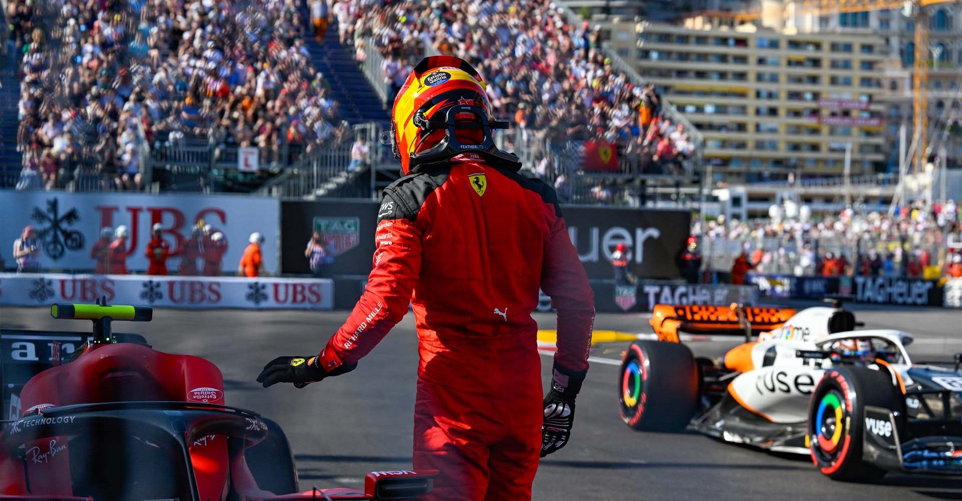 Carlos Sainz's crash, Ferrari