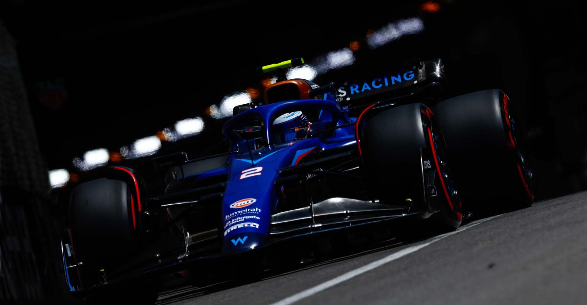 CIRCUIT DE MONACO, MONACO - MAY 27: Logan Sargeant, Williams FW45 during the Monaco GP at Circuit de Monaco on Saturday May 27, 2023 in Monte Carlo, Monaco. (Photo by Zak Mauger / LAT Images)