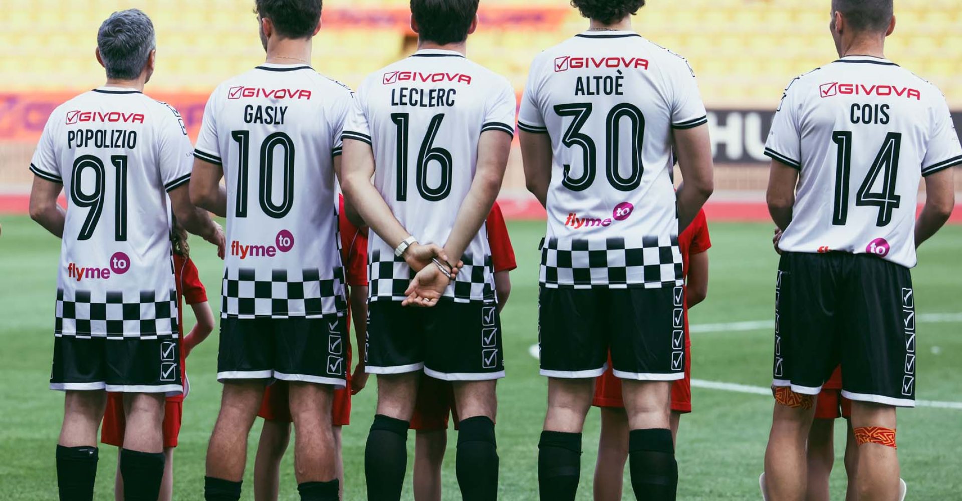 Charles Leclerc, Pierre Gasly Charity Football Game, Monaco